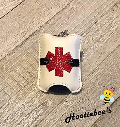 Portable EMS Sanitizer Holder - Hand Sanitizer & Lip Balm Organizer for Purse, Car, and Travel | Compact Hygiene Accessory for On-the-Go Protection