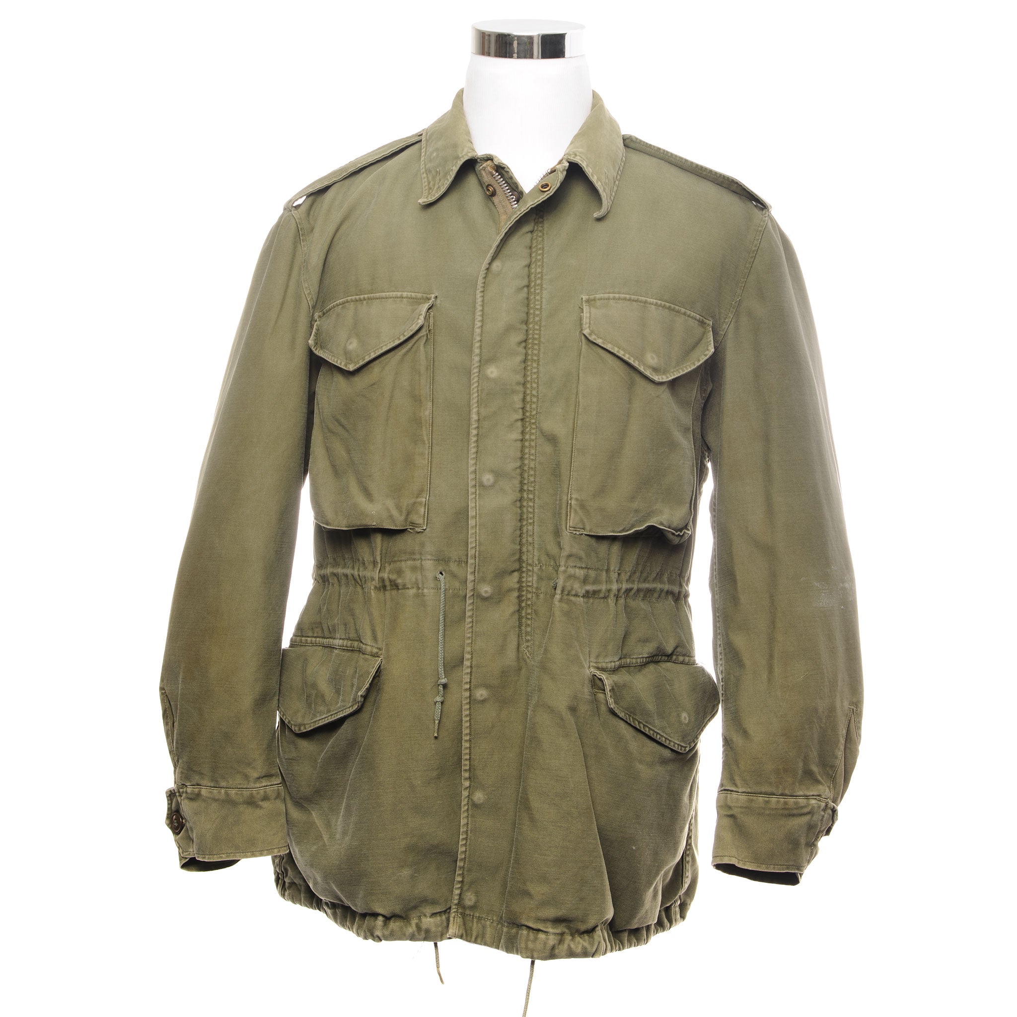 Vintage US Army M-1951 M51 Field Jacket - Korean War Era Military Coat - Medium Regular Size - Perfect for Outdoor Adventures, Reenactments & Vintage Fashion