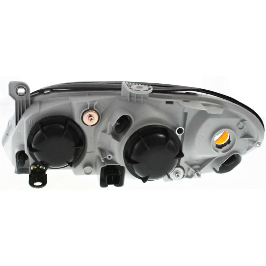2002-2004 Kia Spectra Headlights Pair - Driver & Passenger Side for Sedan | Perfect Fit Replacement for Night Driving
