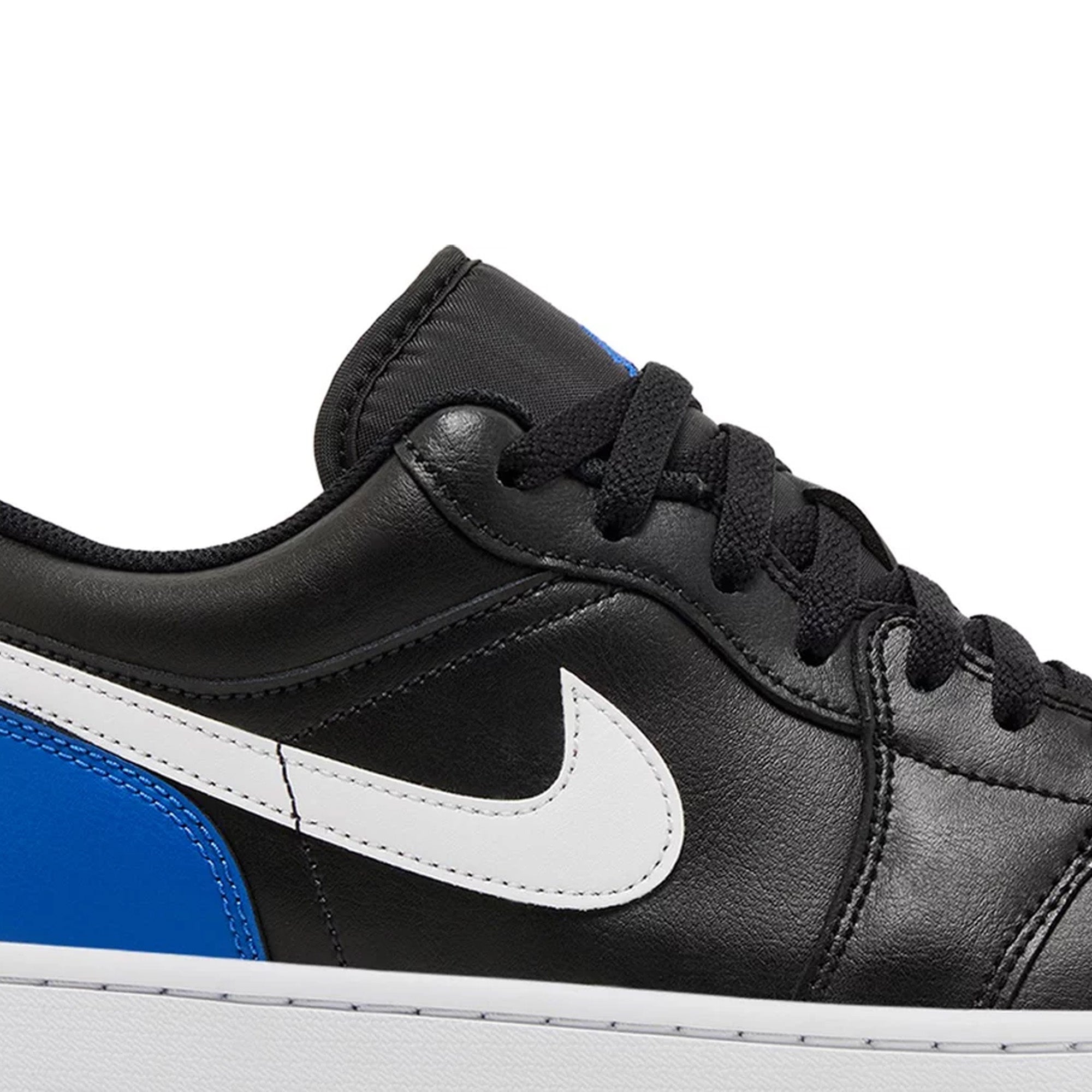 Air Jordan 1 Low 'Black Royal Toe' Men's Basketball Shoes - Stylish Sneakers for Casual Wear, Street Fashion & Sports Performance