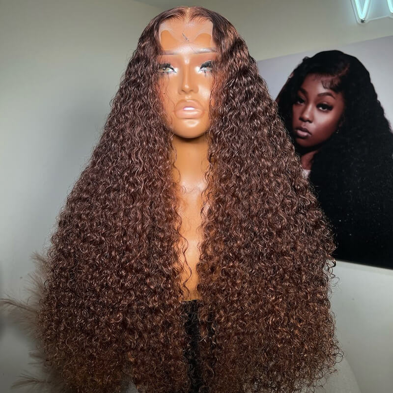 Dark Brown Curly