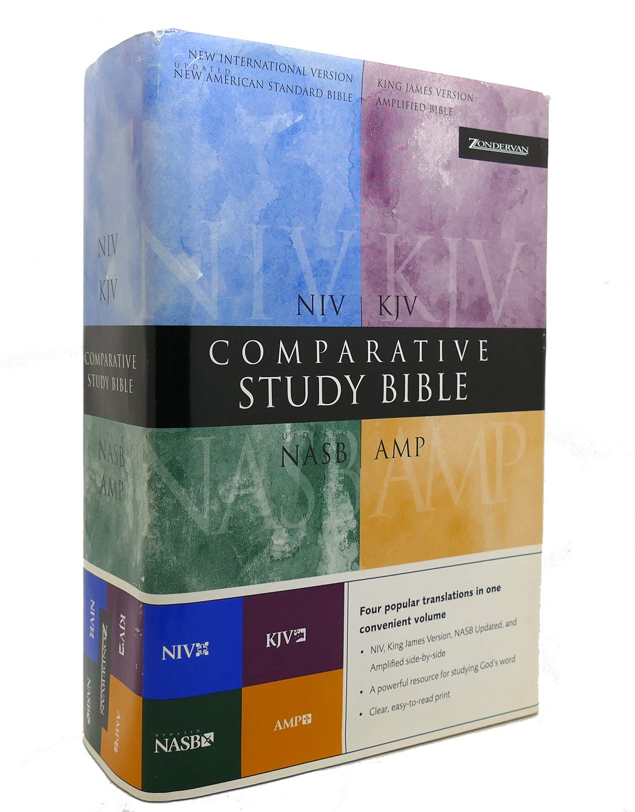 Comparative Study Bible, Revised - NIV, KJV, ESV & More - Perfect for Bible Study, Sermon Preparation & Personal Devotion