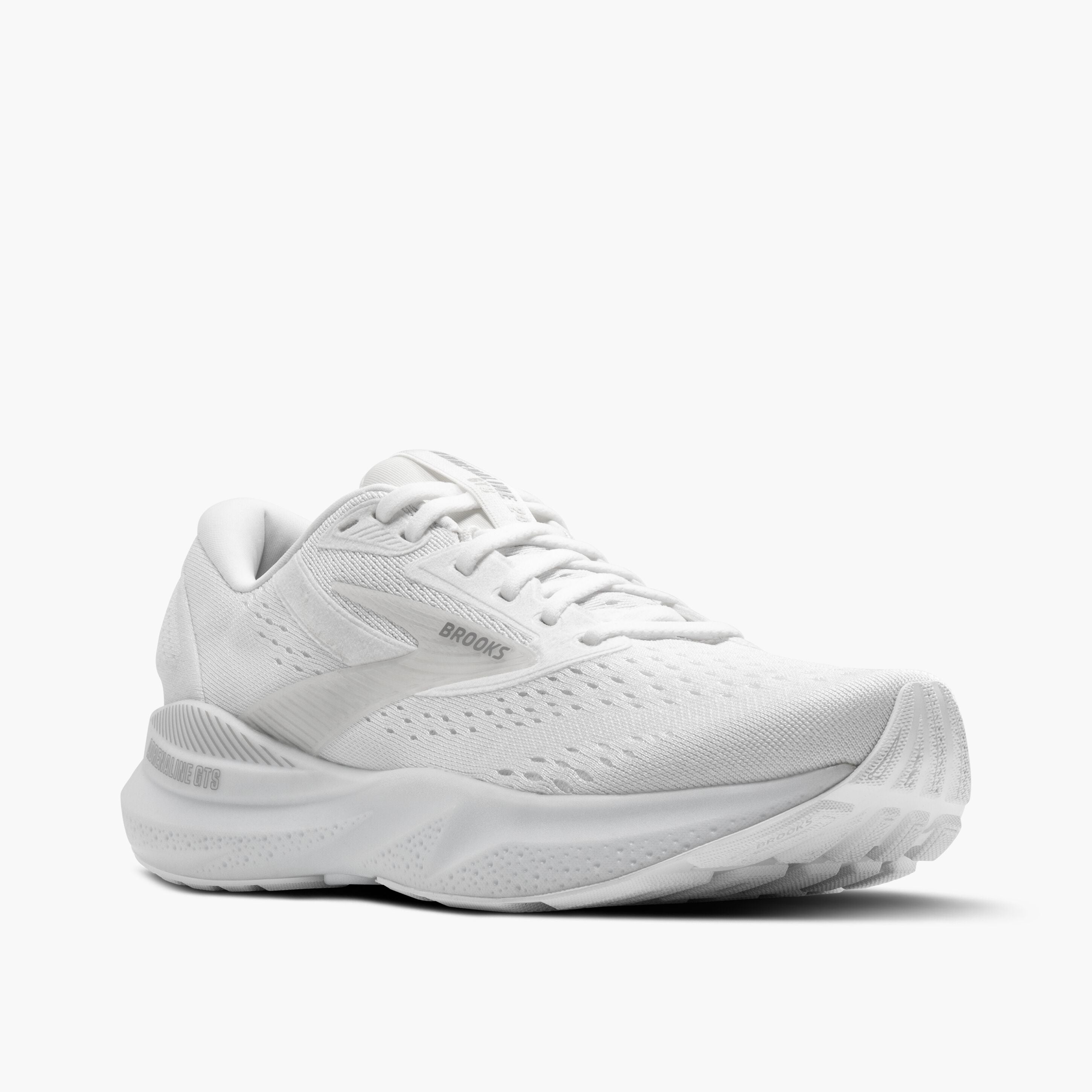 Women's Adrenaline GTS 24 Running Shoes - White/Oyster/Alloy Color - Lightweight Supportive Sneakers for Jogging, Gym Workouts & Everyday Wear
