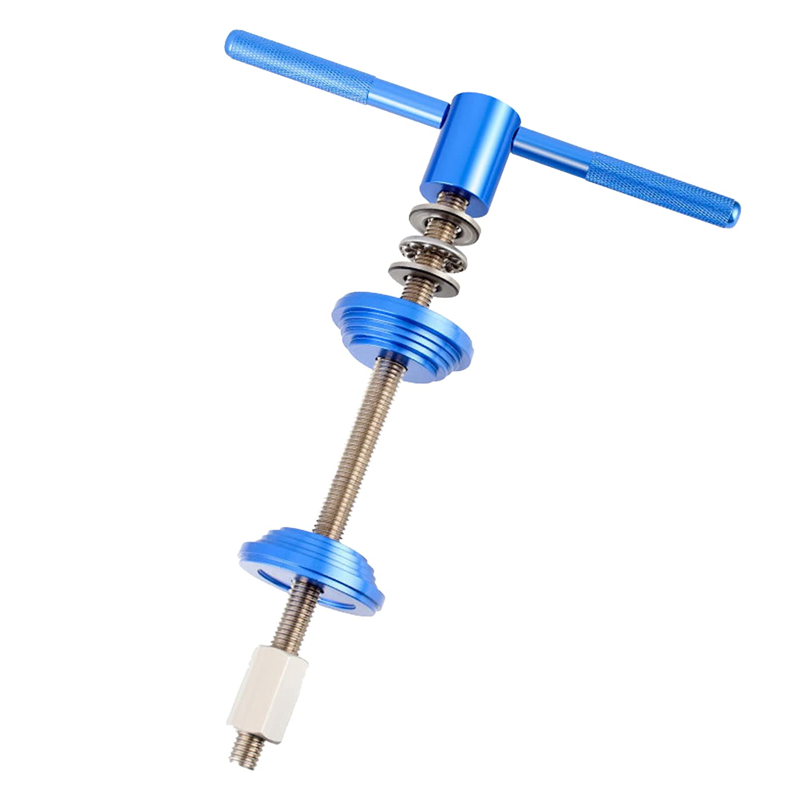 Universal Bike Headset Cup & Bottom Bracket Press Tool - Bicycle Bearing Installation Kit (9.65x10.24 Inch, Blue) for Professional Bike Repair & Maintenance - Perfect for MTB, Road Bikes & DIY Home Mechanics