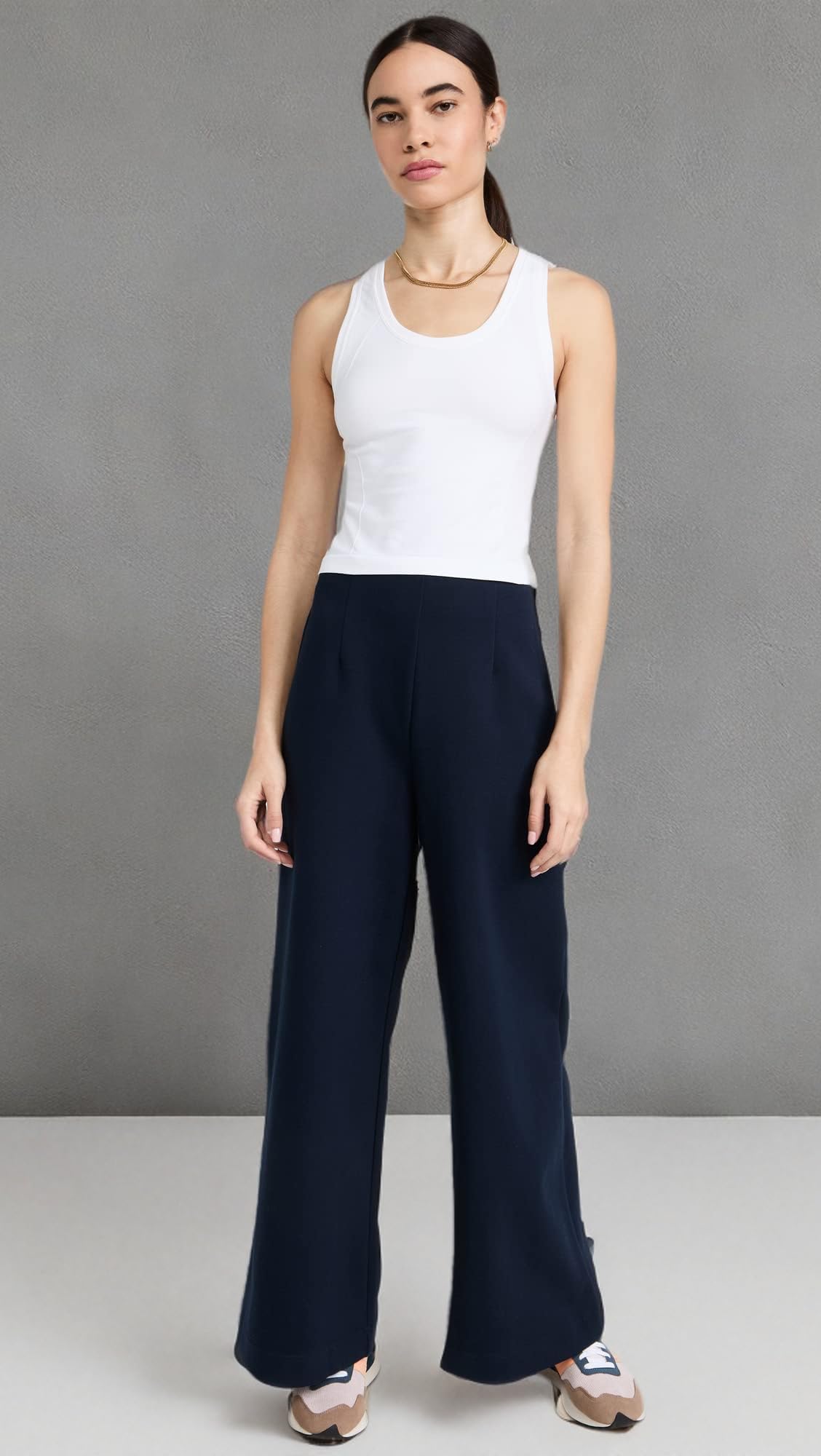 Sweaty Betty Women's Seamless Cropped Workout Tank Top - Racerback Athletic Shirt for Yoga, Running & Gym Training