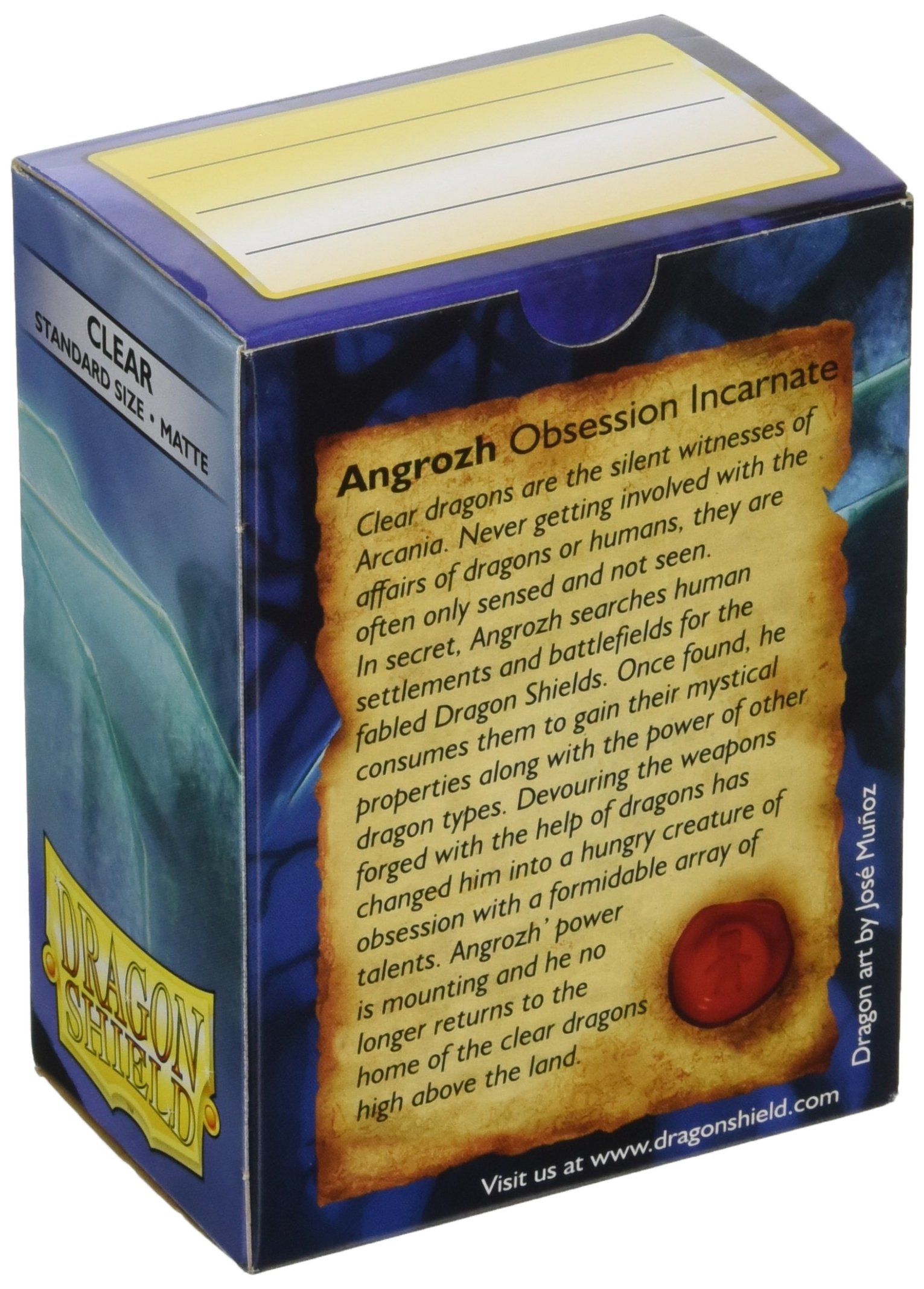 Dragon Shield Clear Card Sleeves (100 Count) - Premium Protection for Trading Cards, Board Games & Collectibles | Perfect for MTG, Pokemon & Yu-Gi-Oh Players