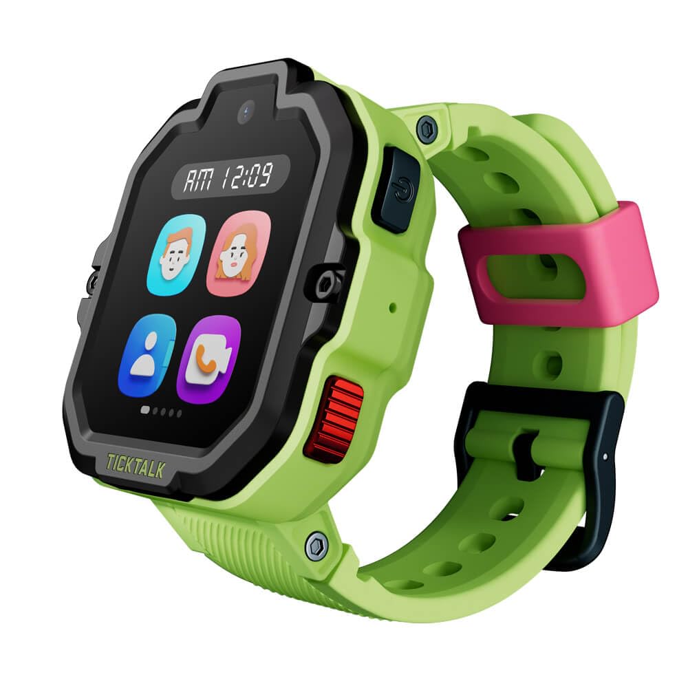 TickTalk 5 Kids Smart Watch with GPS Tracker & Video Calling - AT&T Cellular Smartwatch for Children Ages 3+ - Parental Control App Included - Perfect for School, Playdates & Family Safety