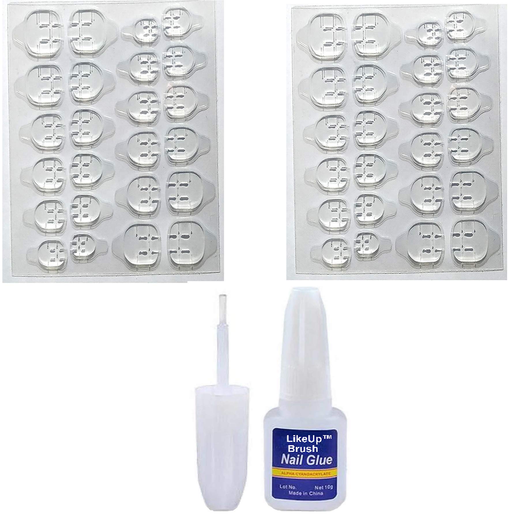 Best Nail Glue & Double-Sided Nail Tab Sticker Combo Pack for Strong & Long-Lasting Fake Nails | Perfect for Acrylic Nails, Press On Nails & Nail Art | Salon Quality & DIY Home Manicure
