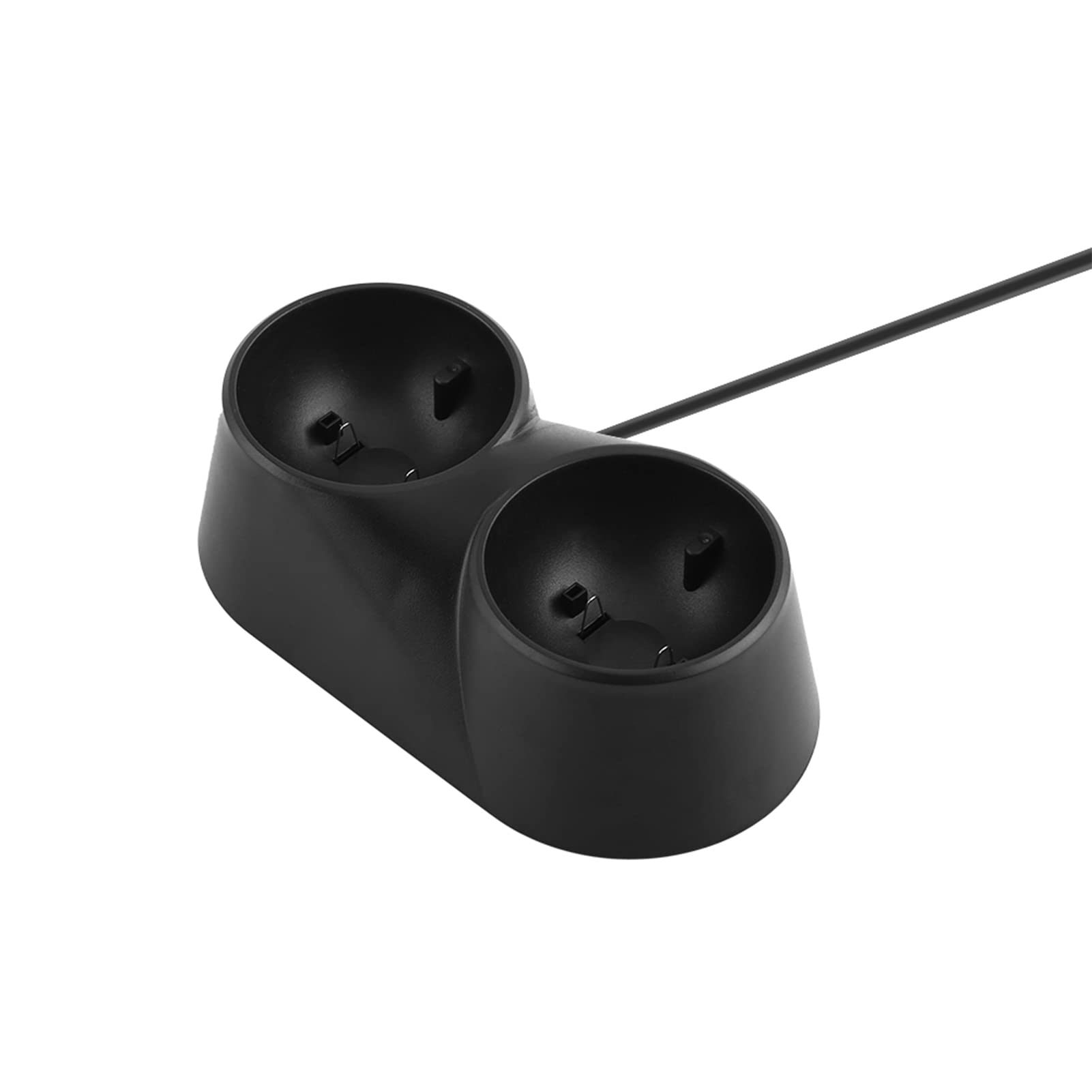 PS VR Dual Dock Charging Station for PlayStation Move Controllers & Headset - Fast Charging Stand for Virtual Reality Gaming - Perfect for PS VR Gaming Setup & Accessories Organization