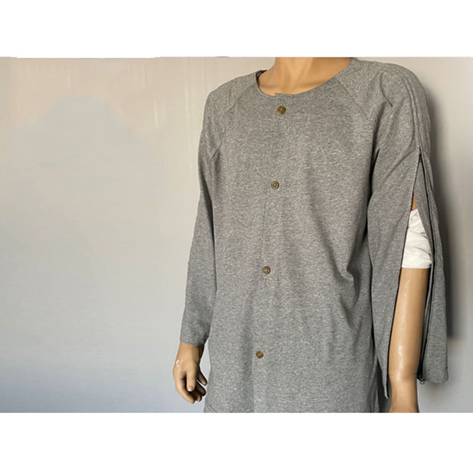 **Unisex Patient Care Clothing for Elderly & Disabled - Velcro & Zipper Options - Home & Hospital Use**    *(Use Cases: Ideal for home healthcare, hospital recovery, nursing homes, and daily comfort for seniors or mobility-impaired individuals.)*
