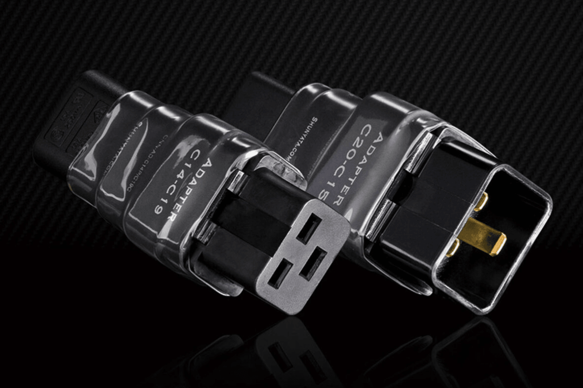 Shunyata Research SR-Z1 High-End Power Cable Adapter - Premium Audio/Video Power Connector for Home Theater & Studio Equipment