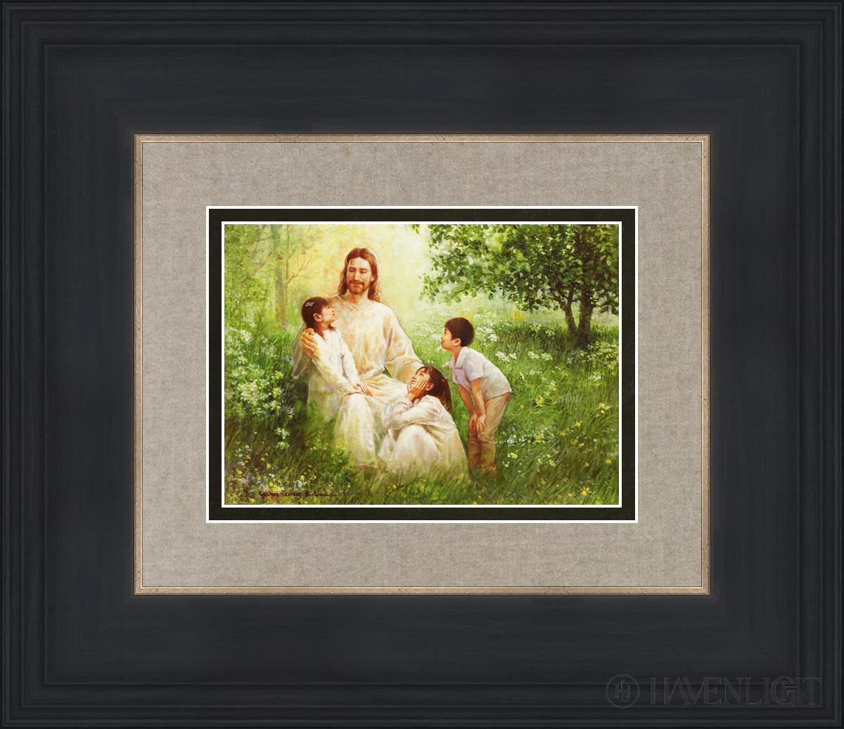 Come Unto Me By Yongsung Kim - Inspirational Christian Wall Art for Home & Church Decor - Perfect for Living Room, Bedroom, Office Prayer Space