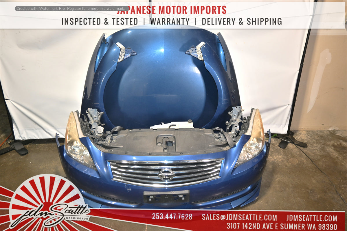 JDM Infiniti G37 Front End Conversion Kit - Complete Nose Cut with Hood, Fenders, Headlights & Trunk | Perfect for Car Restoration & Custom Builds
