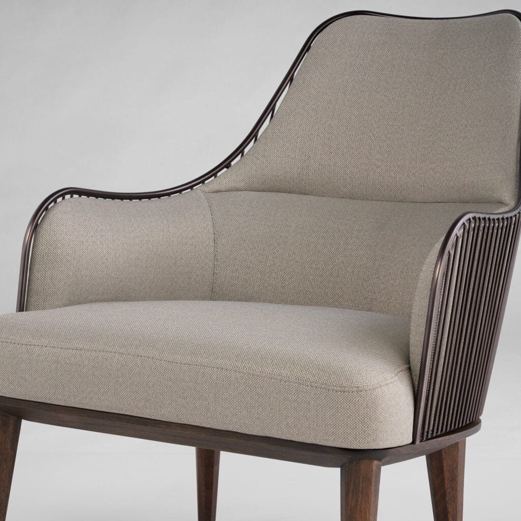 Cyan Design 11731 Ayla Chair - Dark Brown, Onyx & Taupe Upholstered Accent Chair for Living Room, Bedroom or Office | Modern Comfort Seating