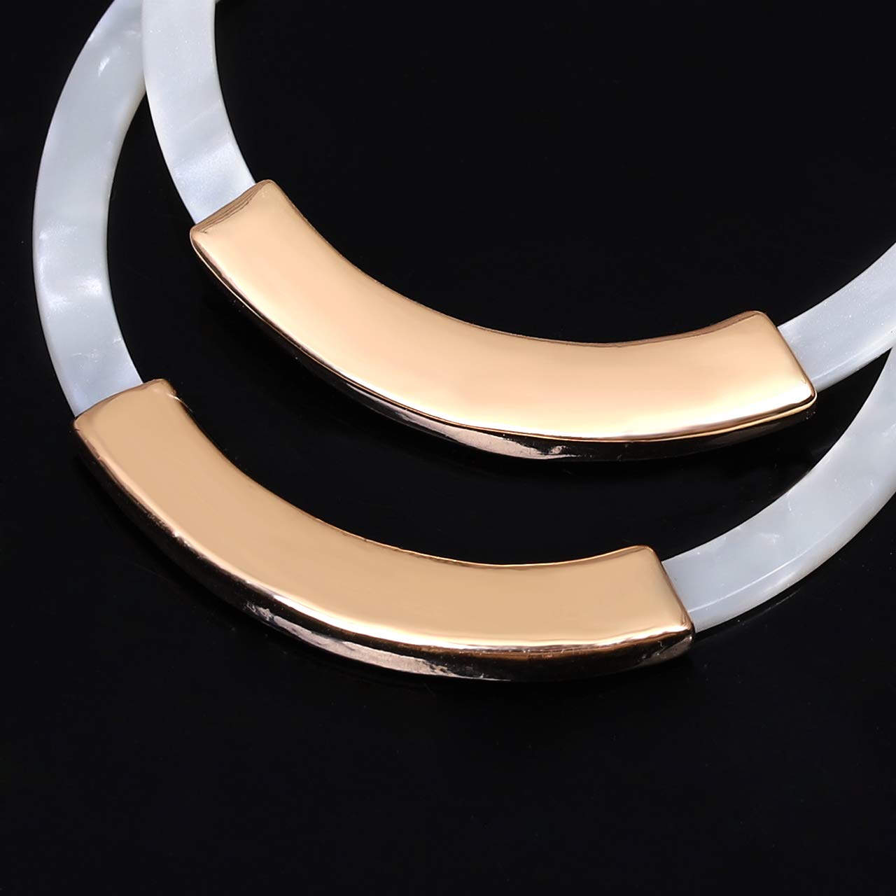 Stylish Geometric Acrylic Hoop Earrings for Women - Bohemian Tortoise Shell Statement Studs Fashion Jewelry | Perfect for Casual Wear, Parties & Boho Outfits