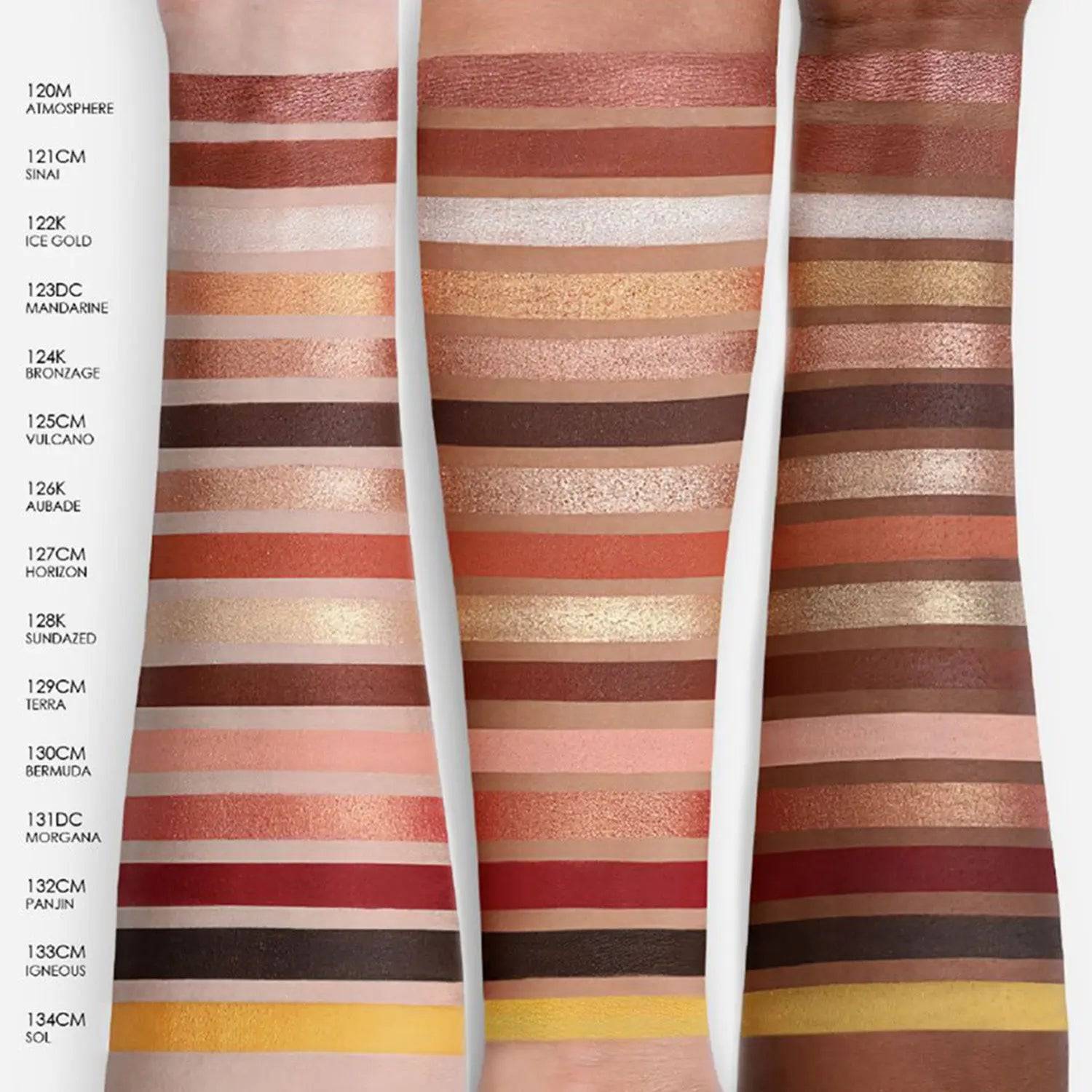 Sunset Eyeshadow Palette - 18 Highly Pigmented Matte & Shimmer Shades for Day to Night Makeup | Perfect for Party, Wedding & Everyday Glam Looks