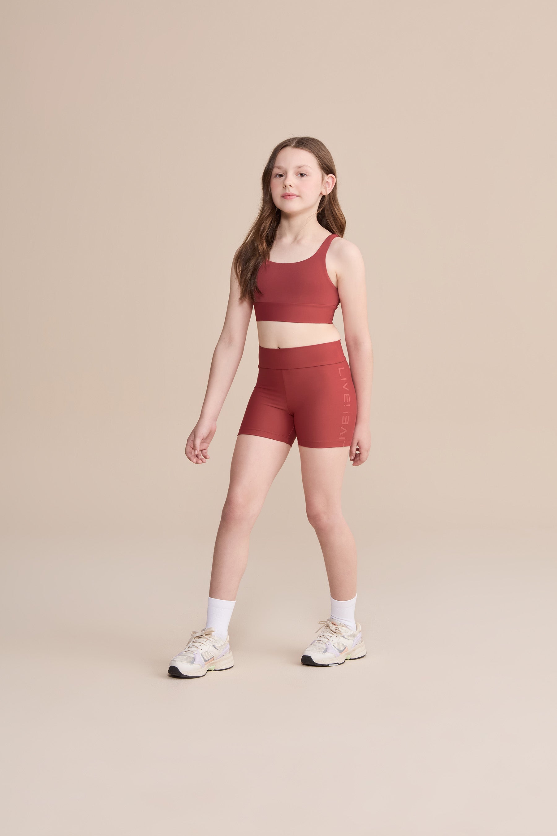 Move Sense® Kids Sports Bra for Girls - Breathable Comfort Support for Running, Yoga & Active Play - Perfect for School PE & Outdoor Activities