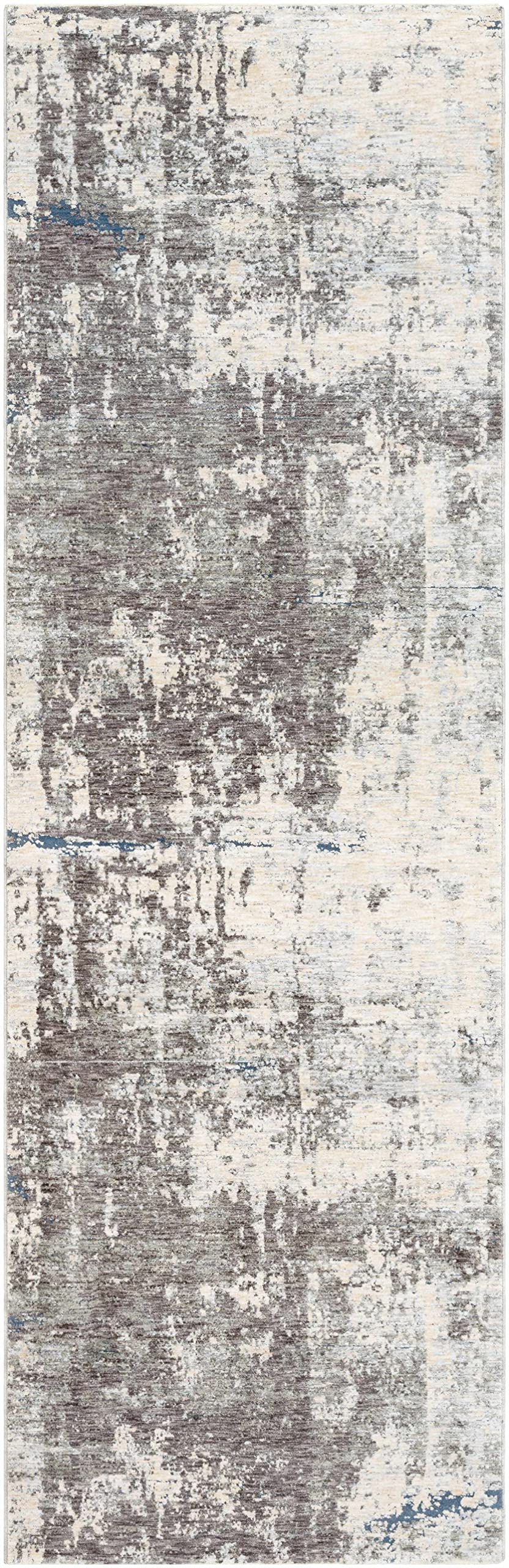 Hauteloom Tonalea Modern Area Rug for Living Room & Bedroom - Soft Gray, Charcoal - 7'10