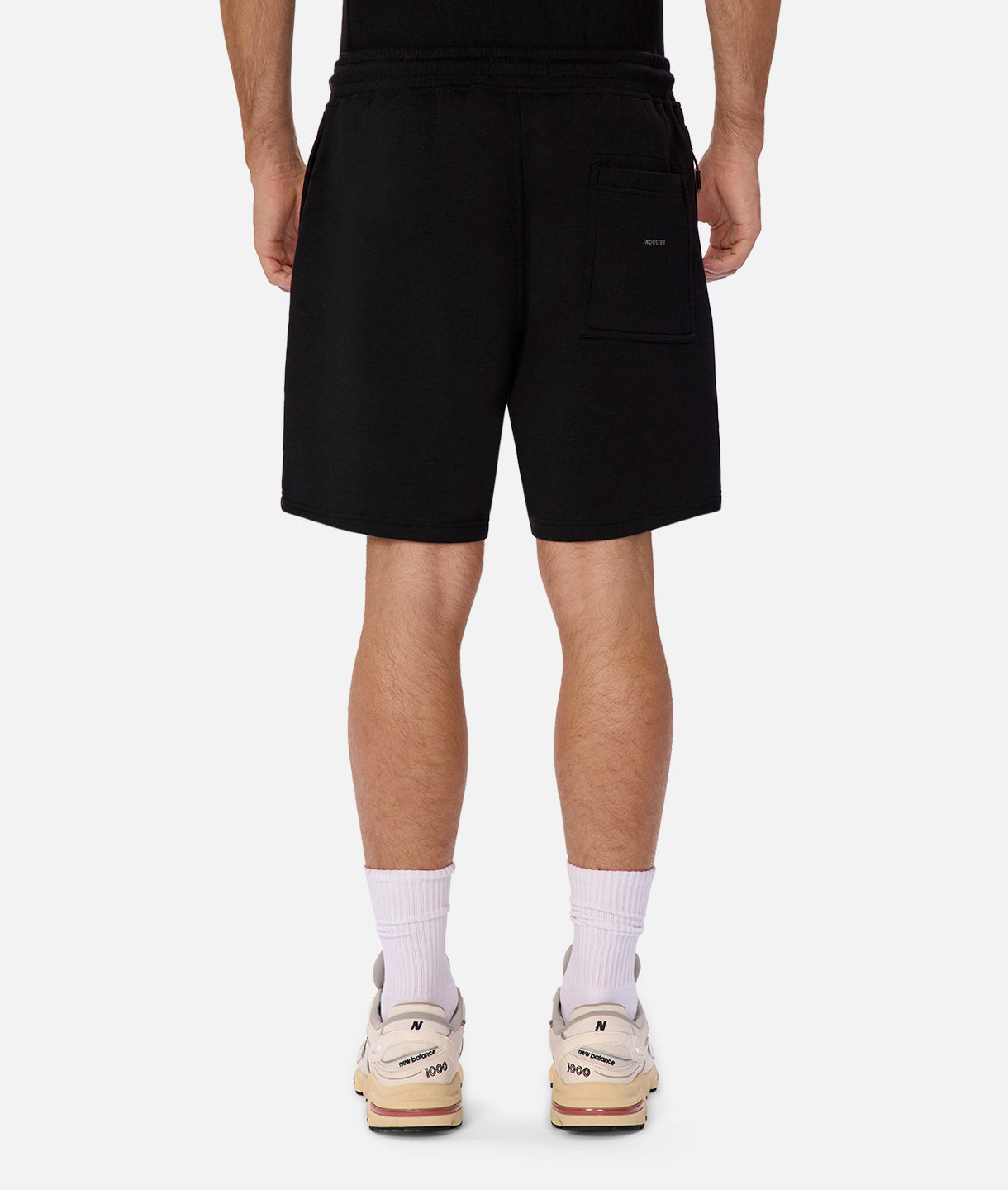 Lightweight Tech Track Shorts for Men - Solid Black Running & Gym Shorts for Active Lifestyles