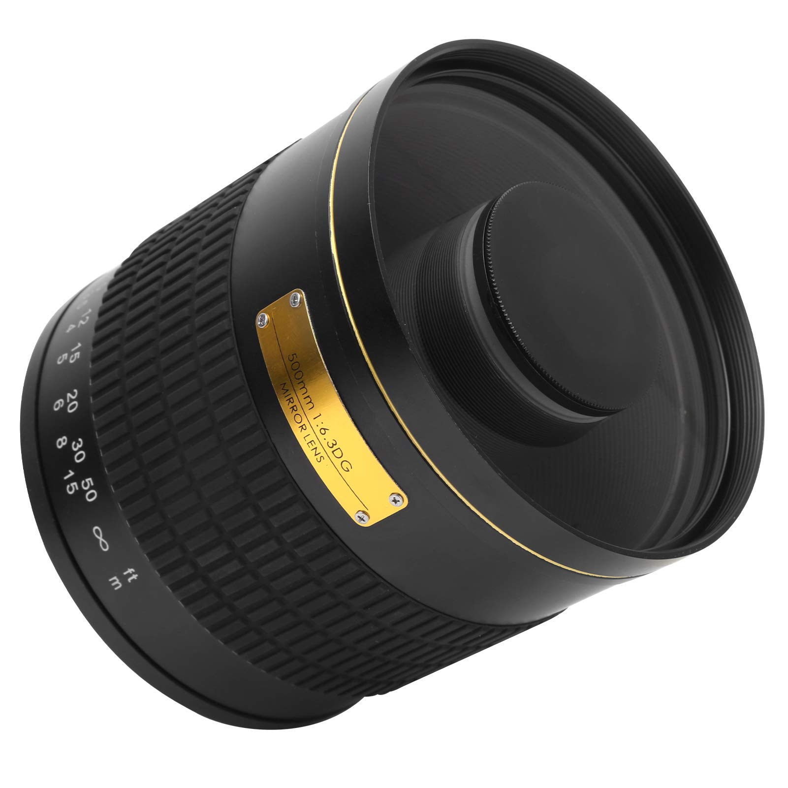 500mm F6.3 Telephoto Mirror Lens for Sony NEX Mount Cameras - Manual Focus Zoom Lens with Adapter Ring - Perfect for Bird Watching, Wildlife Photography & Landscape Shots (Black)
