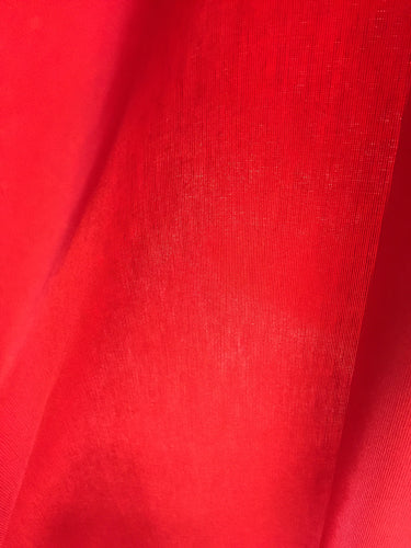 60 Inch Wide Bengaline Fabric - Turkey Red Color for Upholstery, Curtains & Home Decor | Premium Quality Grab Bag
