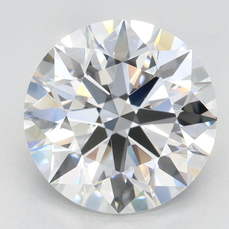 2.74 Carat Round Lab Grown Diamond - GIA Certified, VVS1 Clarity, Ideal Cut for Engagement Rings & Fine Jewelry