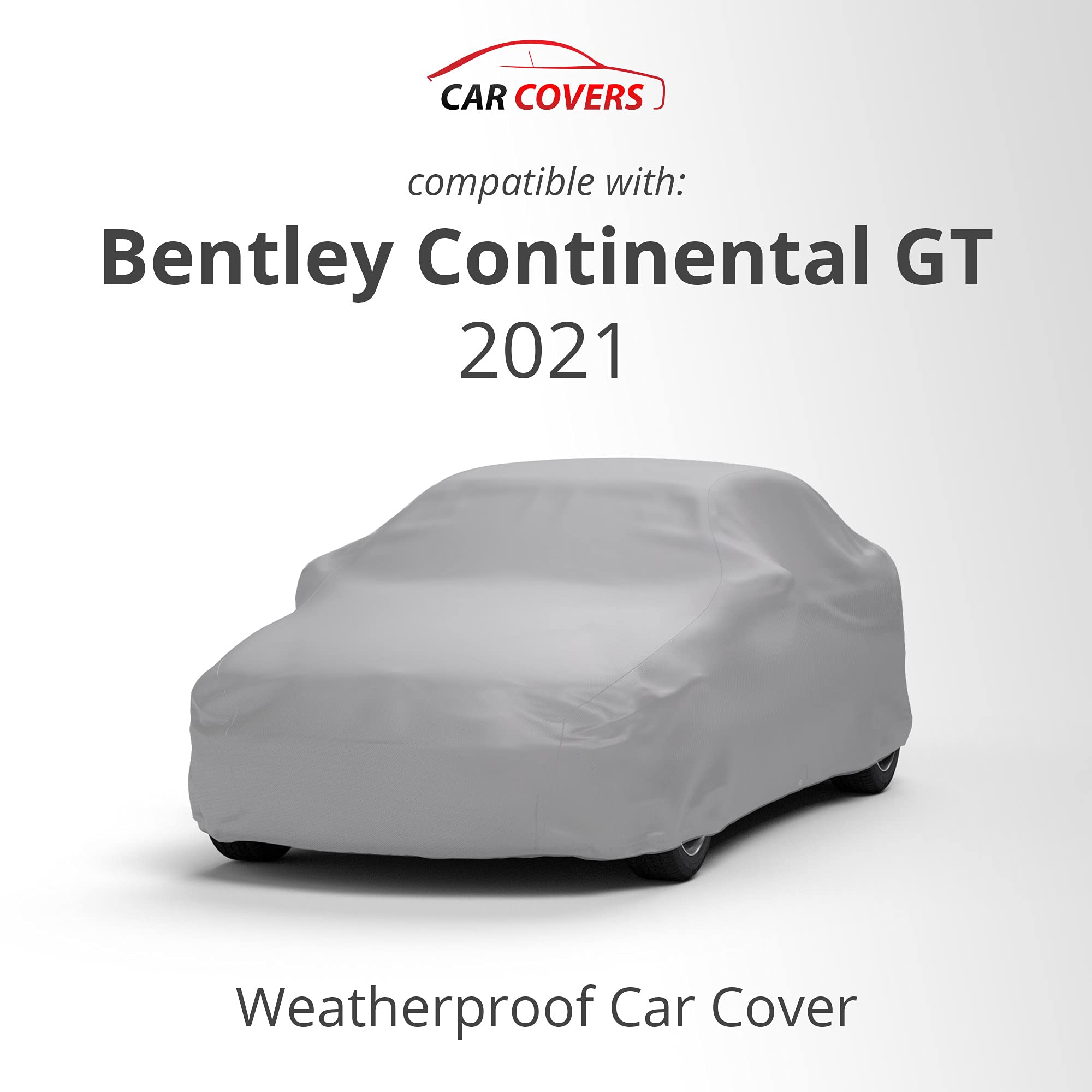 2021 Bentley Continental GT Weatherproof Car Cover with Theft-Proof Cable Lock - Heavy Duty Outdoor Protection for All Seasons | Rain, Snow, Sun & Dust Shield | Perfect for Garage, Driveway & Long-Term Parking
