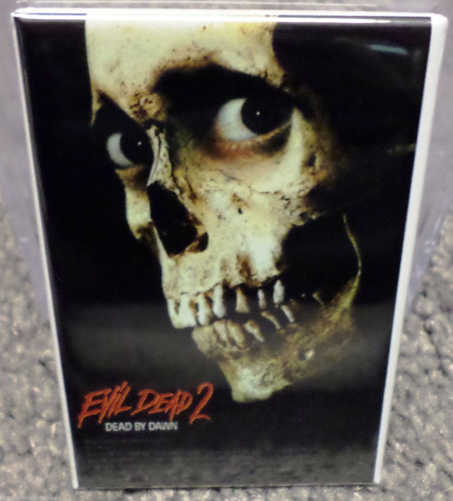 Evil Dead 2 Movie Poster Refrigerator Magnet - 2 x 3 Inches - Horror Film Decor for Fridge, Locker & Metal Surfaces - Perfect for Movie Fans & Collectors