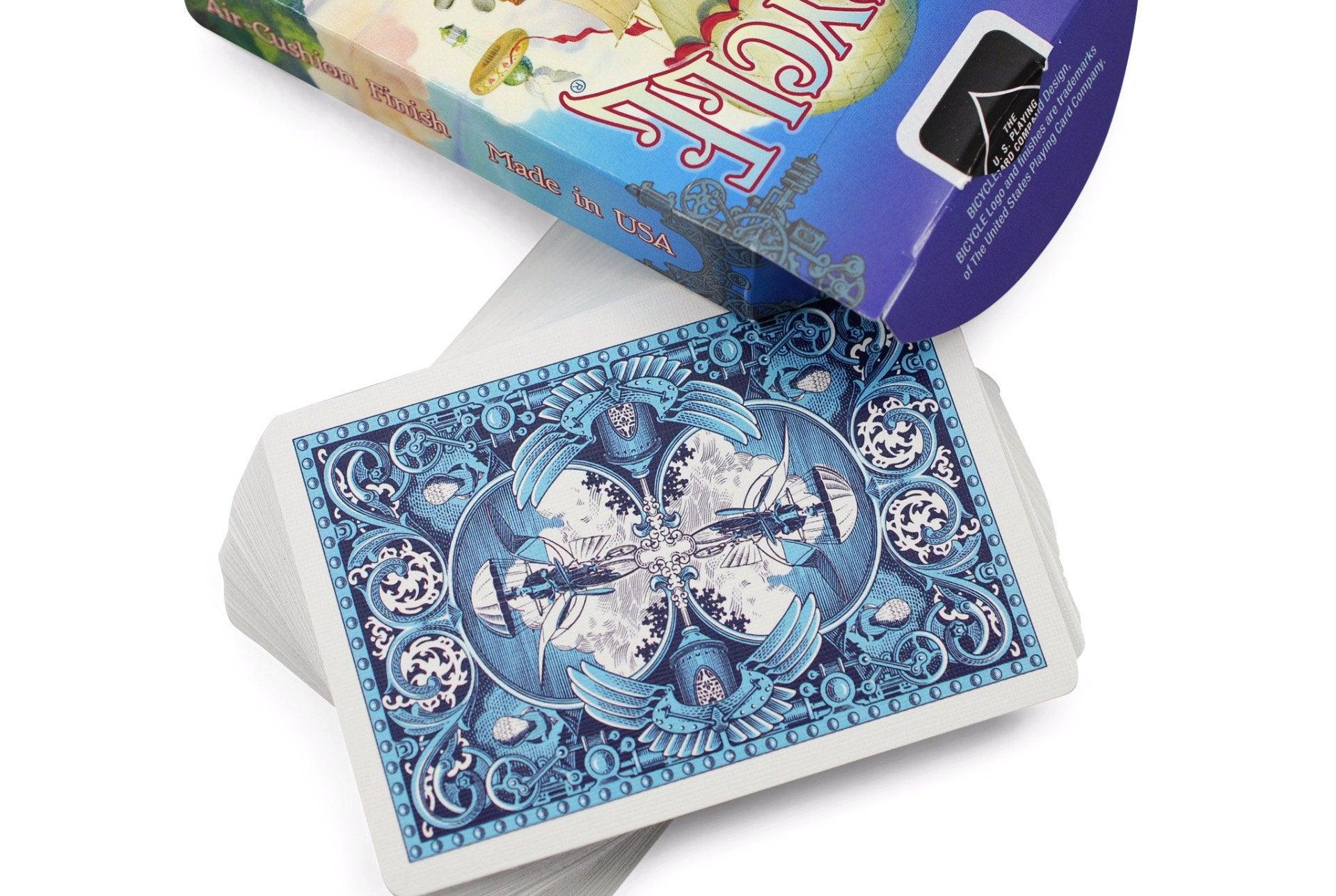 Bicycle® Flying Machines Playing Cards - Premium Deck for Magic Tricks, Cardistry & Poker Games - Perfect for Magicians, Card Enthusiasts & Game Nights
