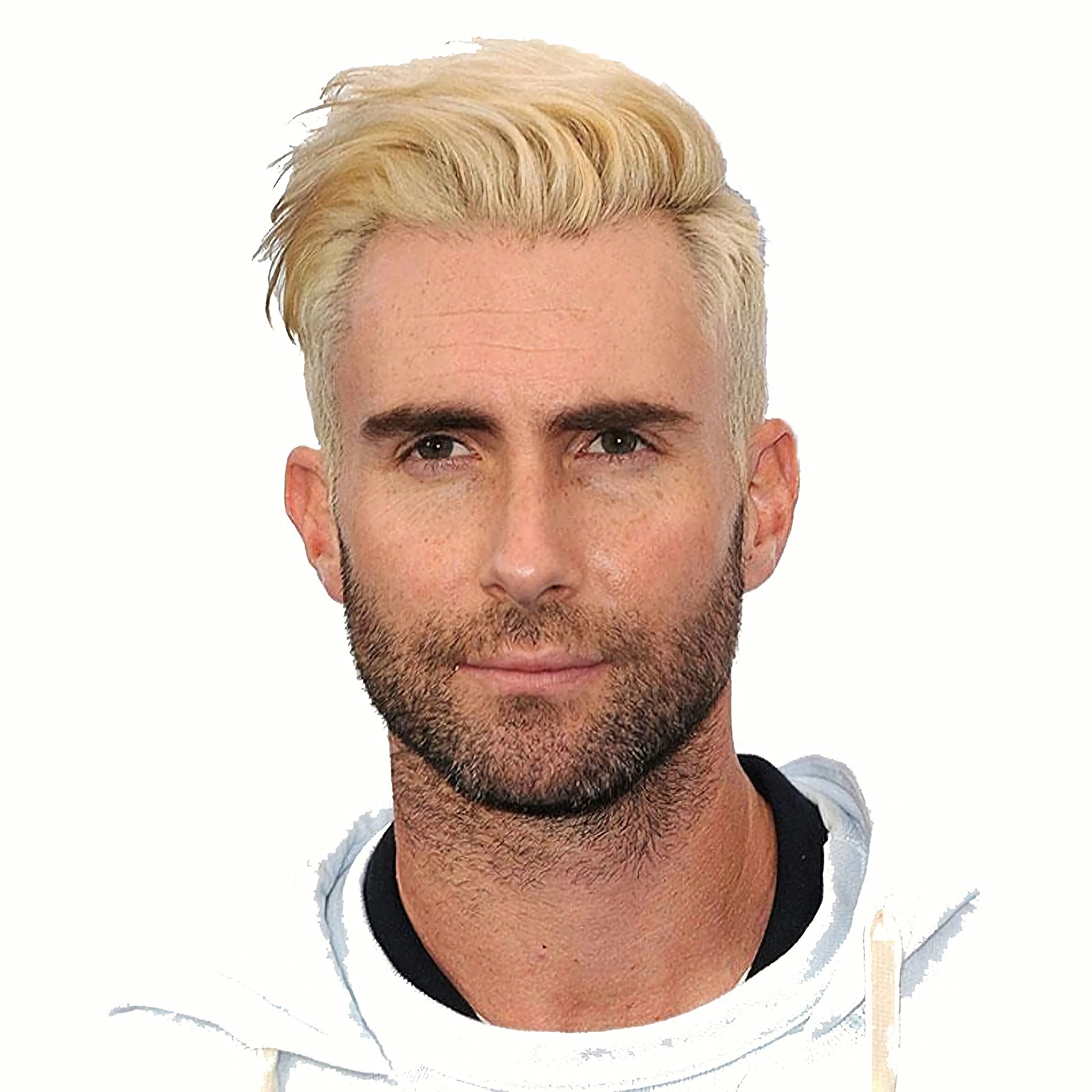 Men's Toupee Real Human Hair Replacement System - Customizable 8x10 French Lace Hairpiece - Natural Looking #613 Blonde Hair Prosthesis for Thinning Hair & Baldness - Perfect for Daily Wear, Special Occasions & Confidence Boost