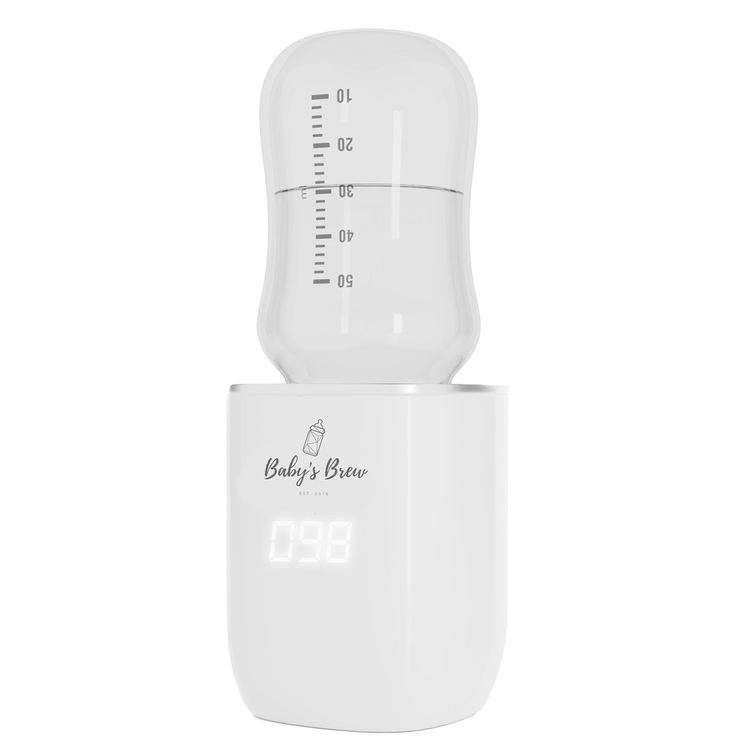 Baby's Brew Portable Bottle Warmer Pro - Leak-Proof Cordless Milk Warmer for Breastmilk & Formula, Travel-Friendly with 8-12 Hour Battery Life - Perfect for On-the-Go Parents, Road Trips & Outdoor Adventures
