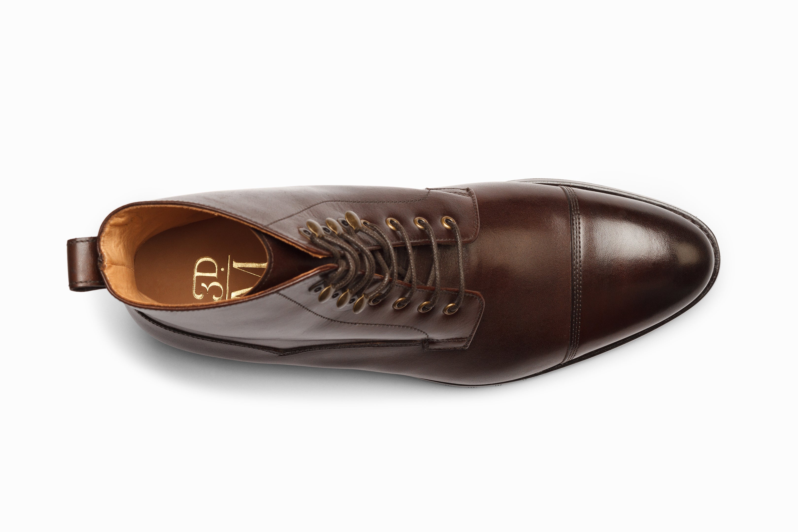 Men's Dark Brown Derby Boots - Classic Leather Dress Shoes for Business & Casual Wear | Perfect for Office, Weddings & Outdoor Events