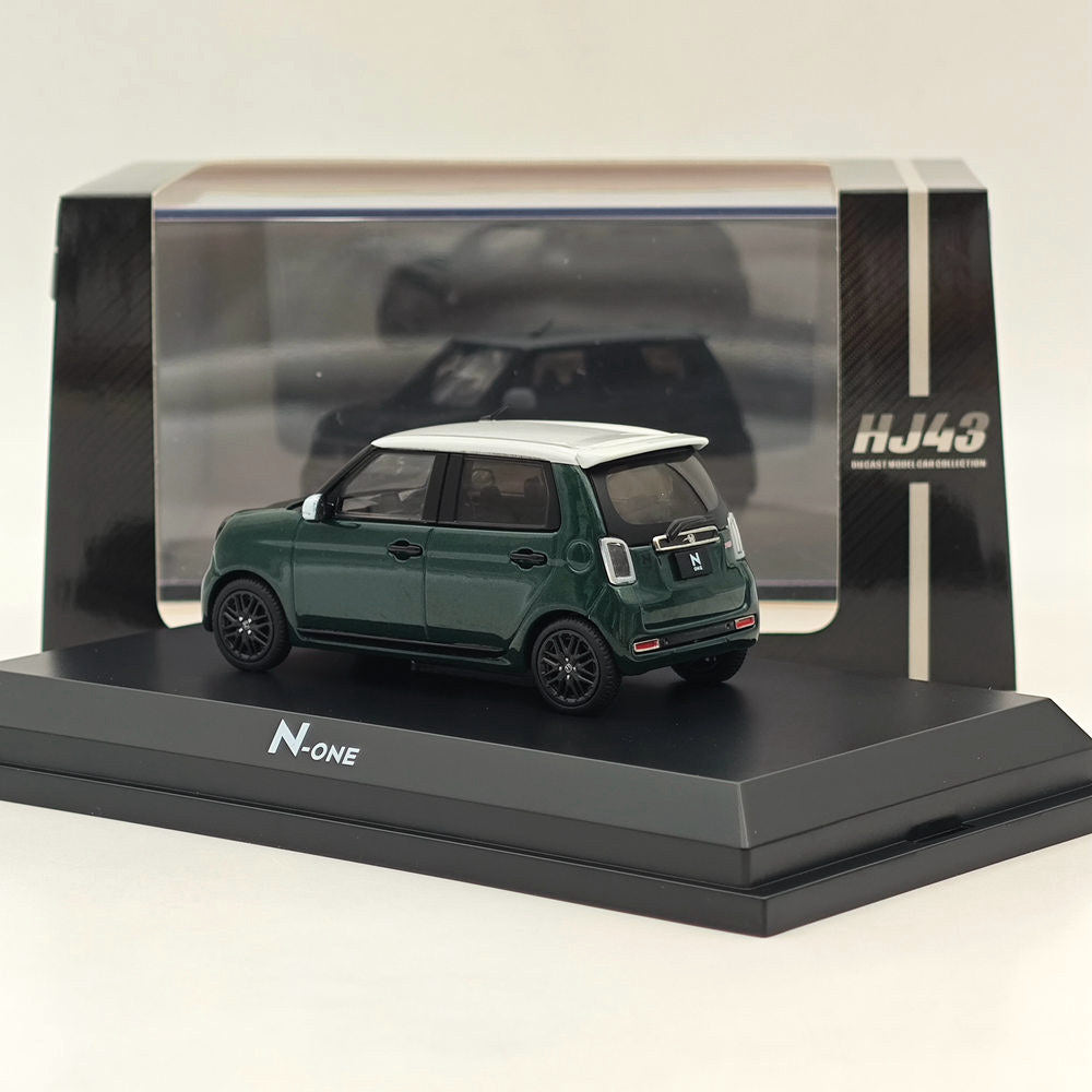 1/43 Scale Hobby Japan Honda N ONE RS British Green Diecast Model Car HJ432001GR - Collectible Miniature Car for Display, Gifts, and Car Enthusiasts
