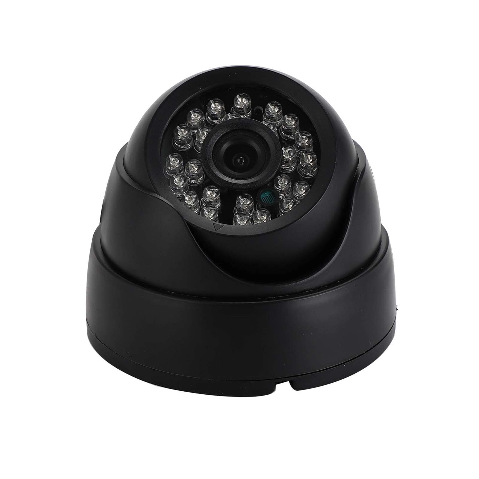 XJYMCOM 24LED Dome Security Camera - 1080P HD Indoor/Outdoor Surveillance with Wide-Angle View & Night Vision - Weatherproof Rotating Camera for Home, Office & Business Security Monitoring (Black)