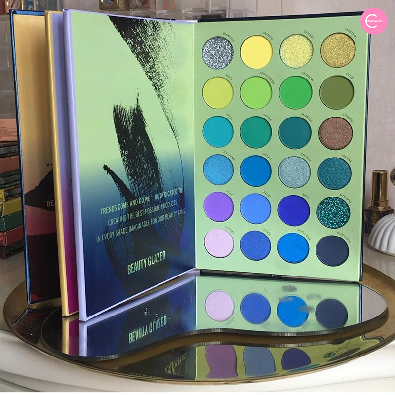 Beauty Glazed 72 Color Eyeshadow Palette - Highly Pigmented, Long Lasting Makeup for Professional & Everyday Use - Perfect for Parties, Weddings & Date Nights