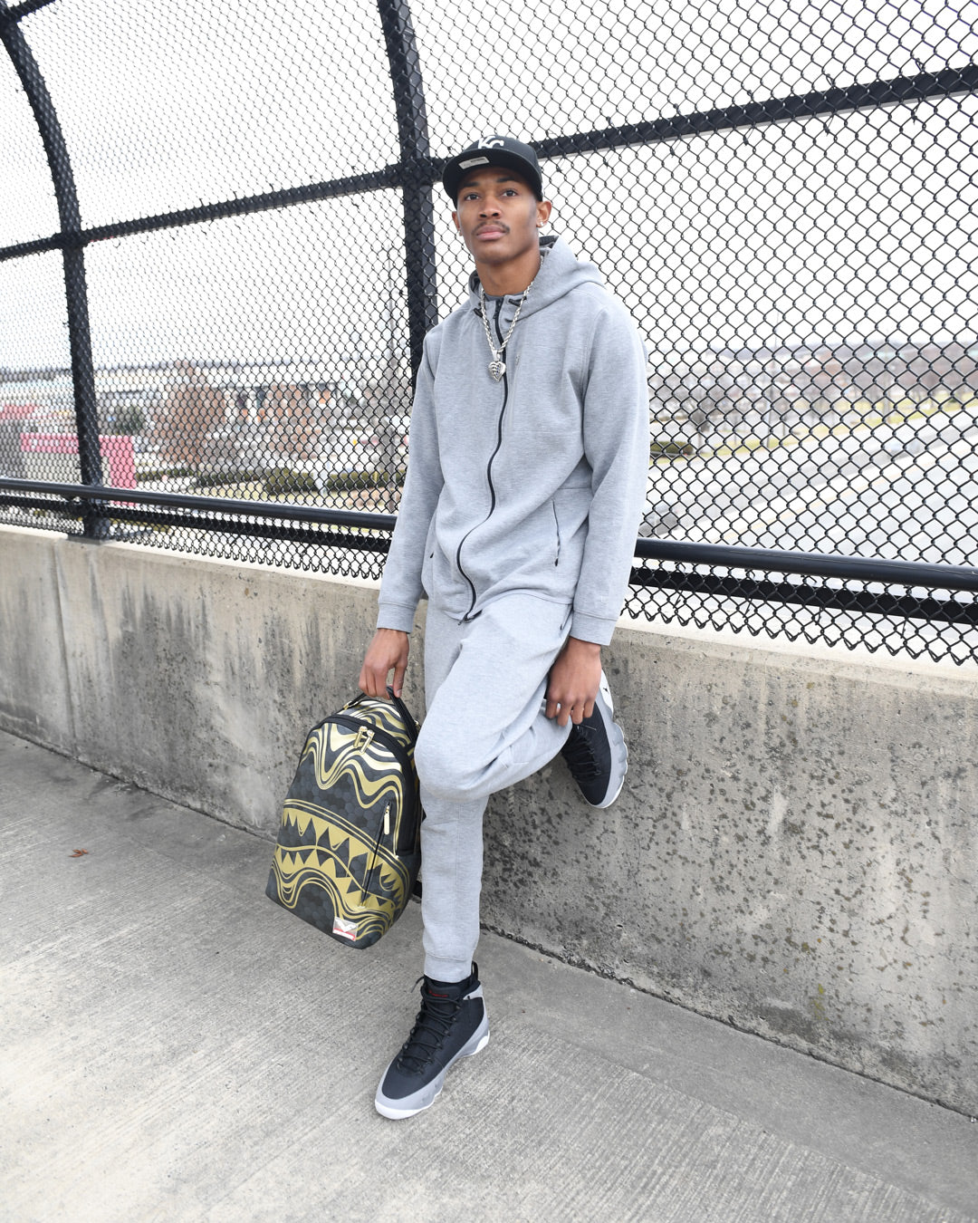 HONEYCOMB DEVONTA SMITH COLLABORATION BACKPACK - Lightweight Durable College Bookbag for Students, Travel & Sports - Perfect for School, Gym & Everyday Use