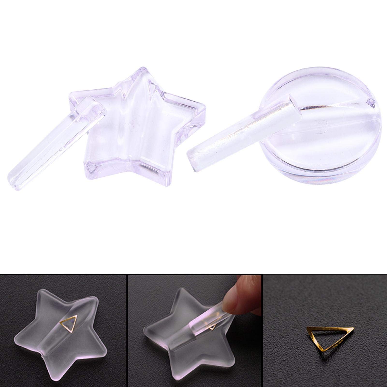 Eco-Friendly Non-Toxic Nail Embossed Mold - Professional Nail Art Tool for Salon & Home Use - Perfect for DIY Manicures, Nail Designs & Creative Nail Art Projects