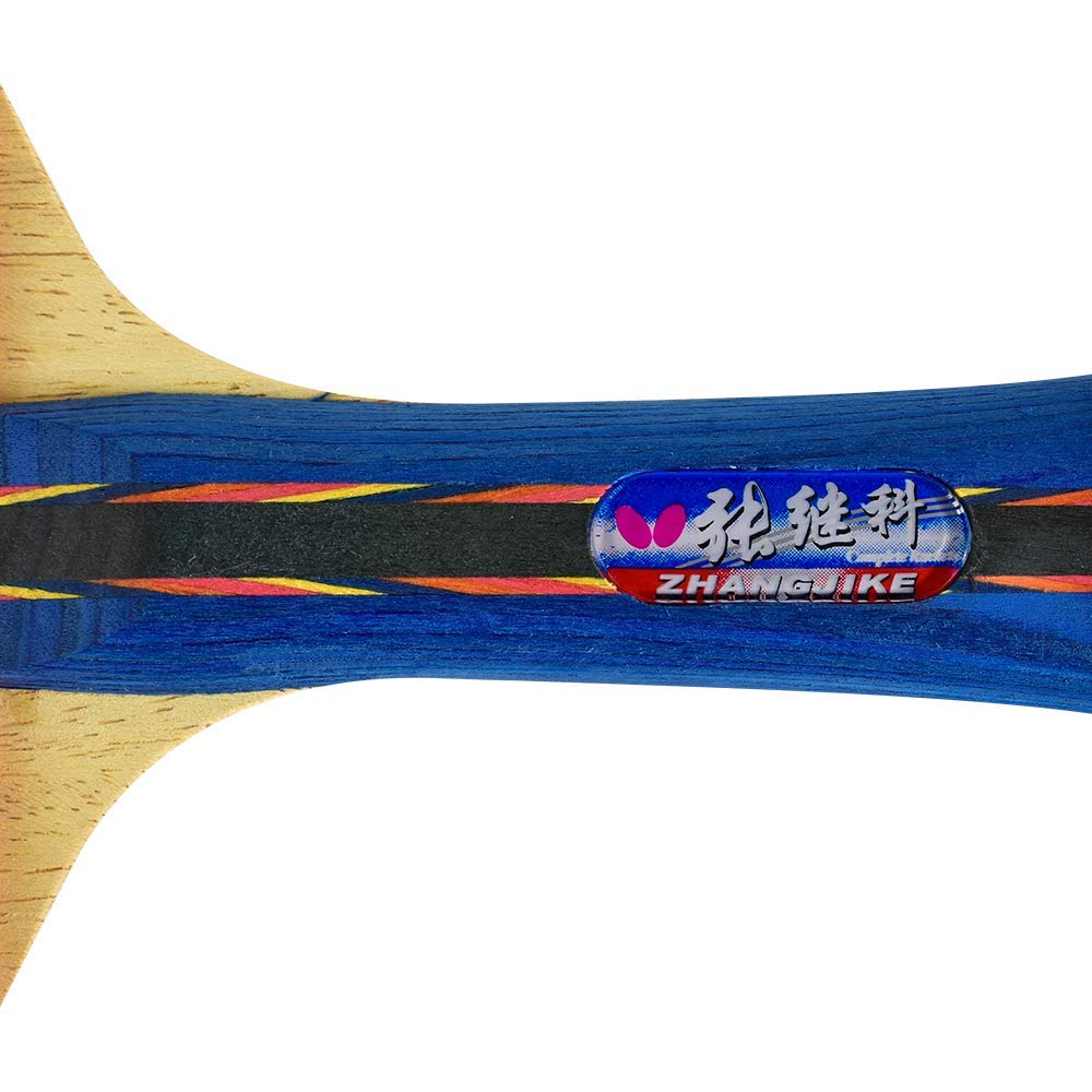 Zhang Jike Carbon Fiber Table Tennis Racket Set - High Spin & Speed Shakehand Ping Pong Paddle with Free Case - Perfect for Intermediate Players | Home, Club & Tournament Play