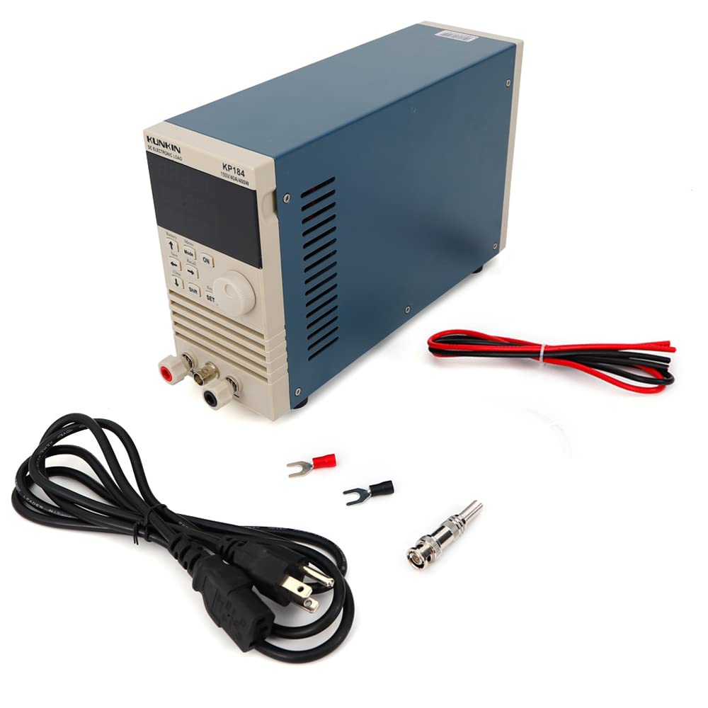 KP184 DC Electronic Load Battery Capacity Tester - 400W 150V 40A with RS485/232 Interface for Power Resistance Testing | Ideal for Lab, DIY Electronics, and Battery Performance Analysis