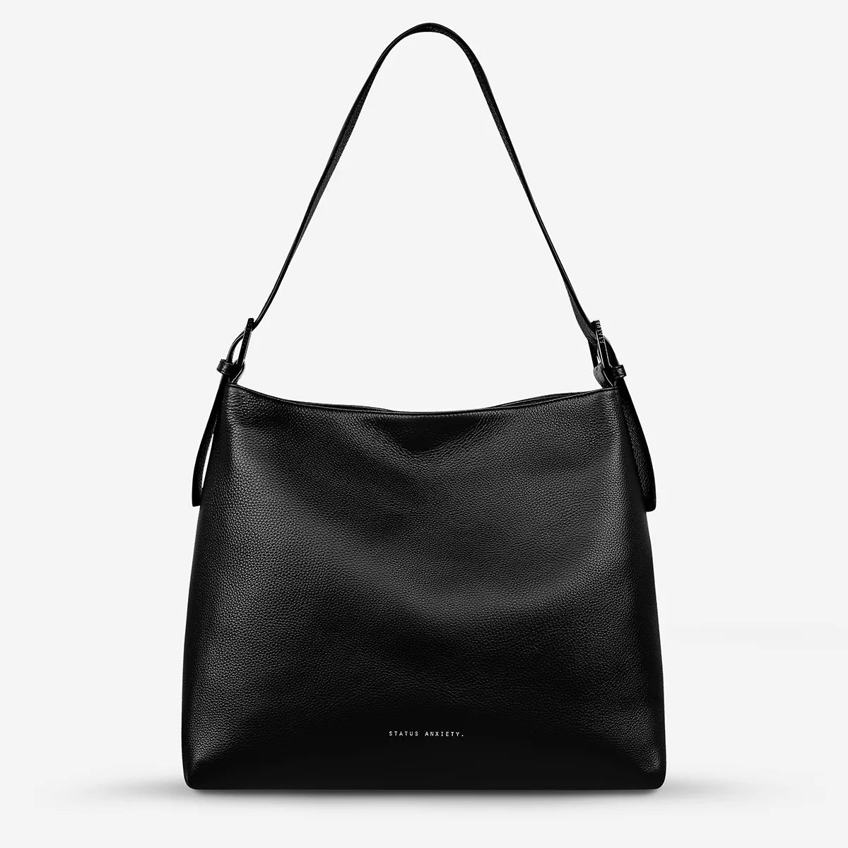 Status Anxiety Forget About It Bag - Stylish Black Leather Crossbody Purse for Women | Perfect for Work, Travel & Everyday Use