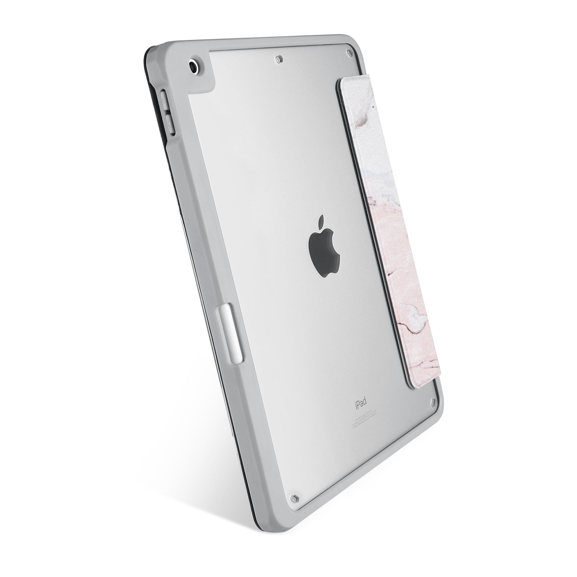 iPad 360 Elite Case - Shockproof Protective Cover with Pink Marble Design for iPad Air/Pro, Perfect for Work, School & Travel Accessories