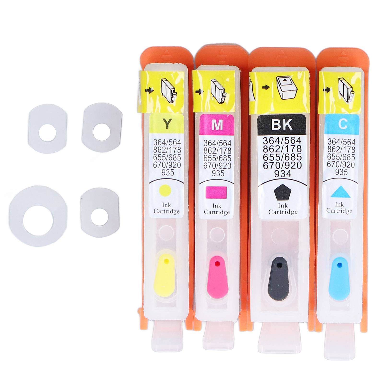 4-Pack HP Officejet Pro Ink Cartridge Replacement - High-Quality Low Viscosity Inkjet Printer Refill Box | Compatible with HP Officejet Pro Printers | Perfect for Home Office, School Projects & Small Business Printing Needs