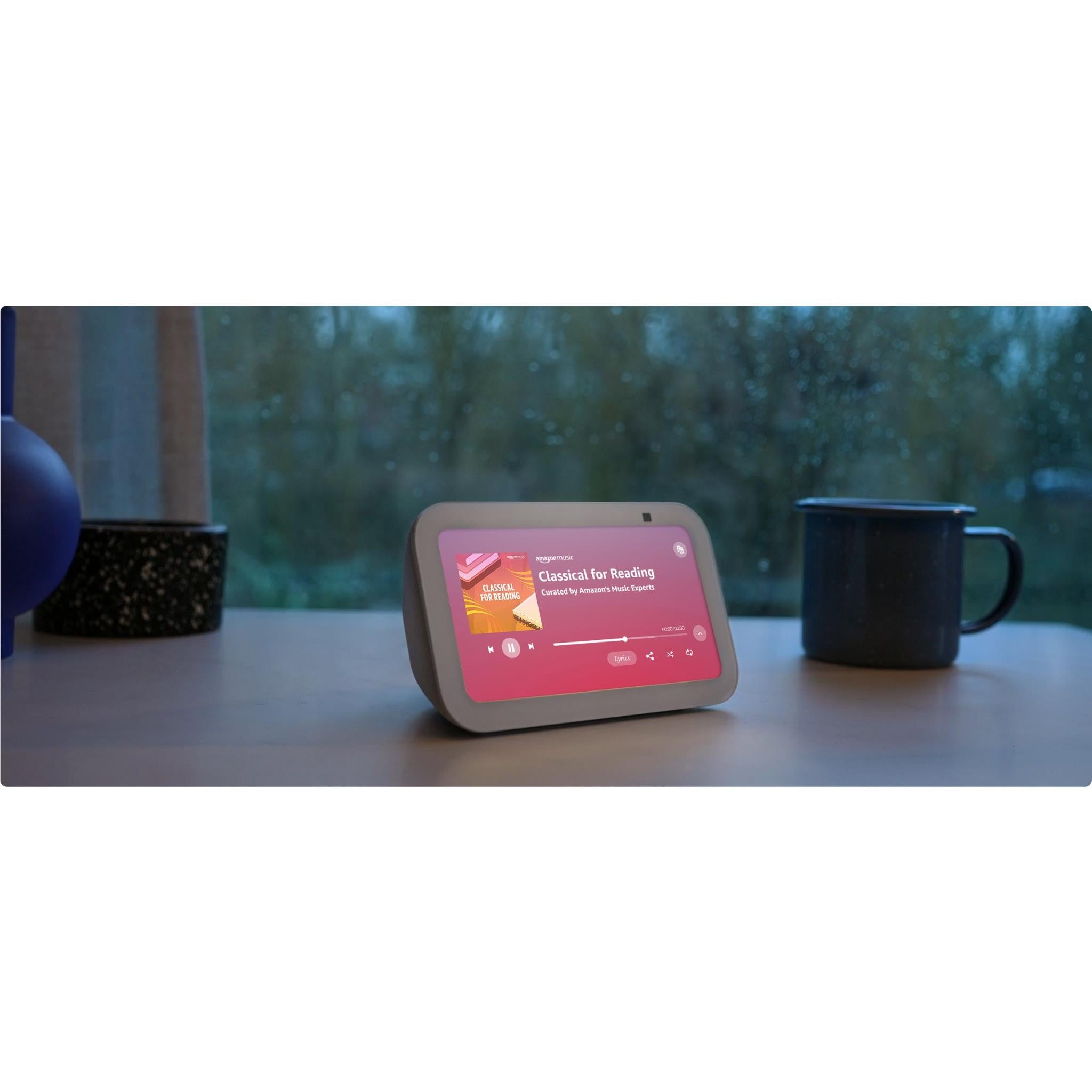 Amazon Echo Show 5 (3rd Gen) Smart Display with Alexa - White - HD Touchscreen, Smart Home Control, Video Calls & Streaming - Perfect for Kitchen, Bedroom & Home Office