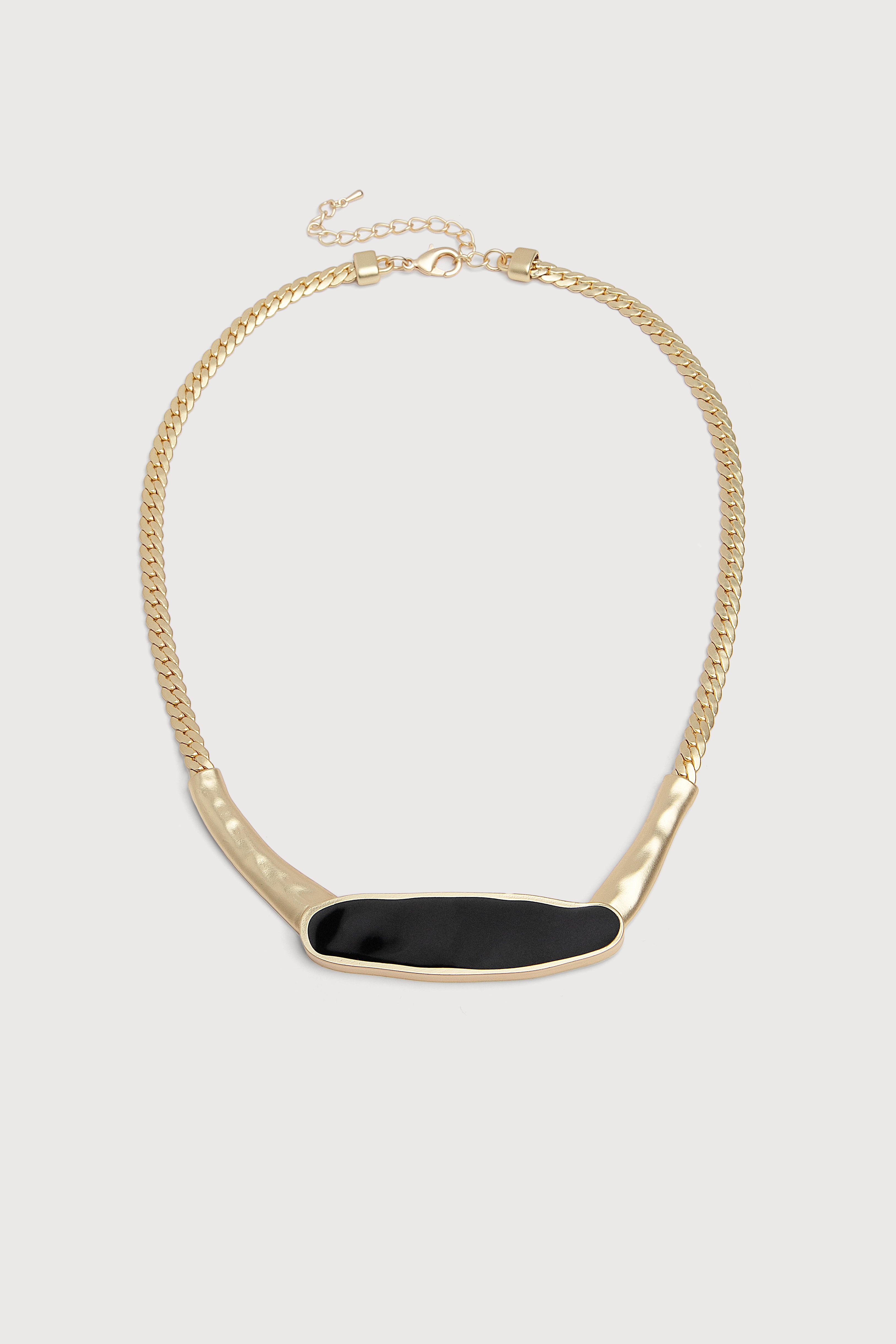 Elegant Herringbone Chain Plated Statement Necklace for Women | Gold & Silver Fashion Jewelry | Perfect for Parties, Weddings & Date Nights