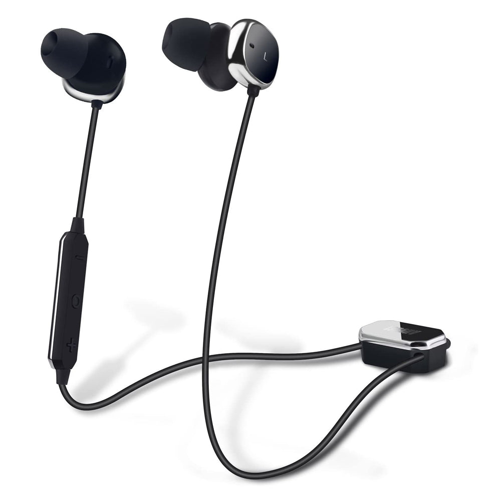 August EP725 Refurbished Noise Cancelling Bluetooth Earphones with AptX & OTG Charging - Perfect for Travel, Workouts & Commuting
