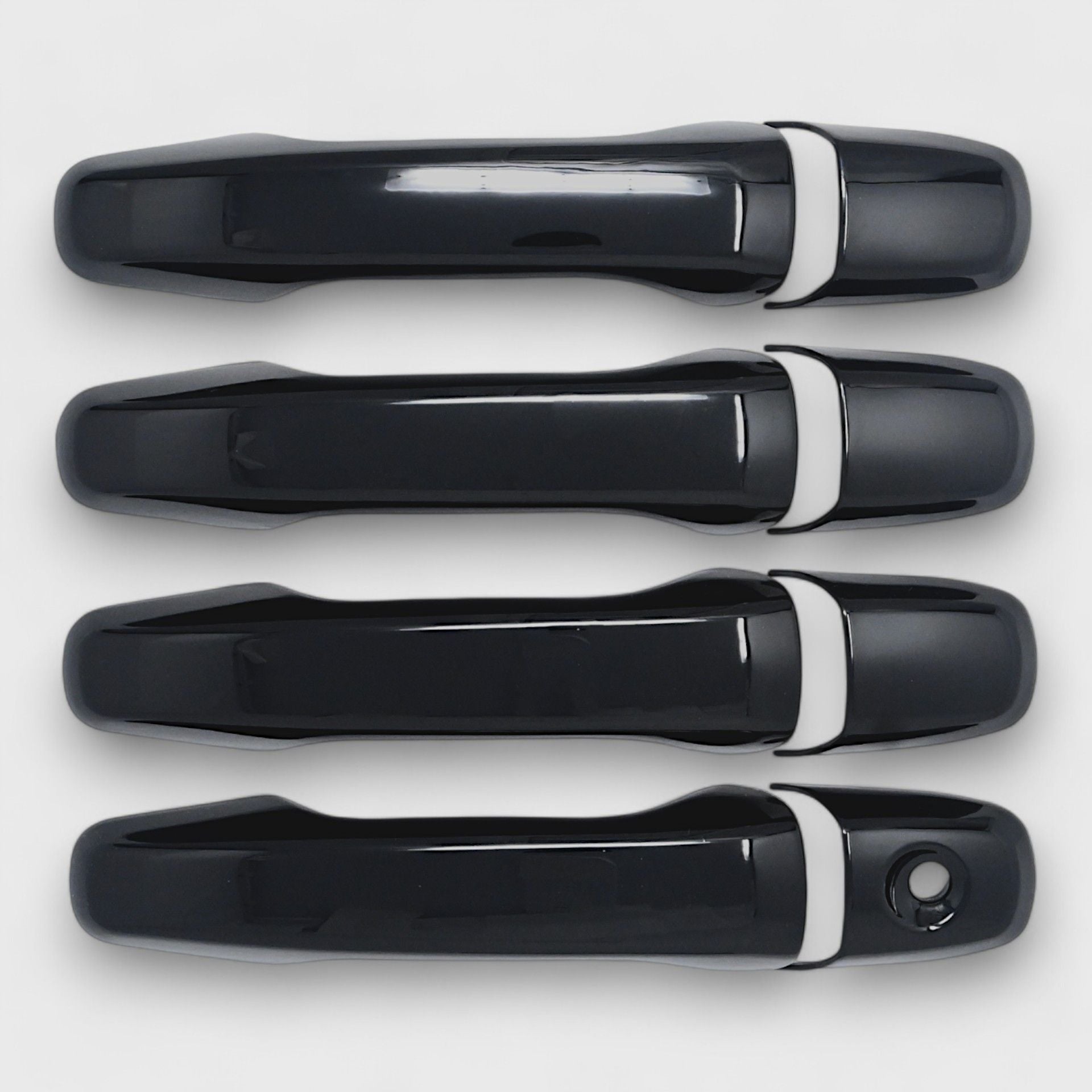 Gloss Black Chrome Delete Door Handle Cover Set for Cars - DH6335BLK | Upgrade Your Vehicle's Exterior Style | Perfect for Car Enthusiasts & Auto Detailing
