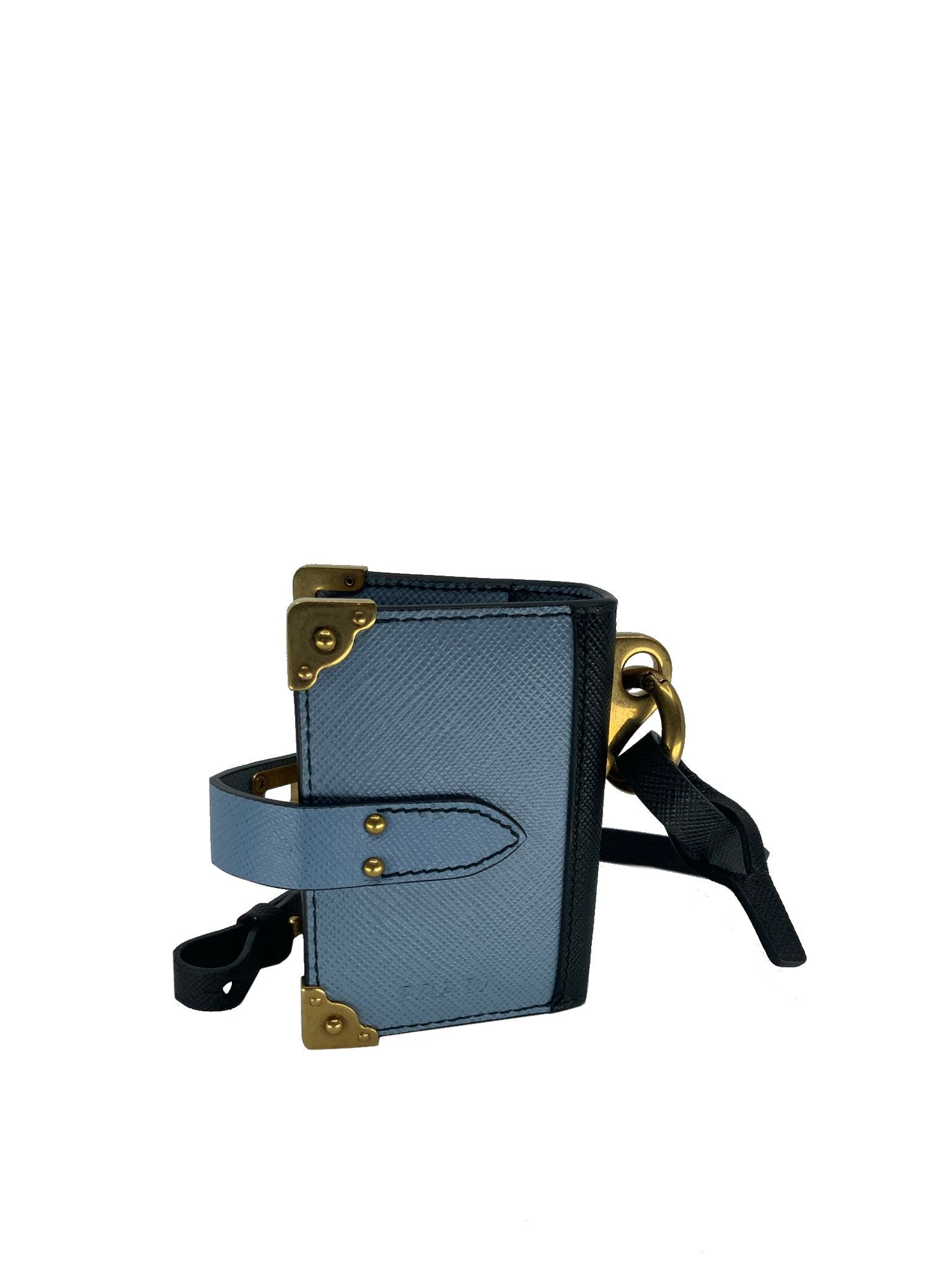 Prada Saffiano Leather Trick Note Book Bag Charm - Luxury Designer Keychain for Handbags & Wallets | Perfect Gift for Fashion Lovers & Office Use