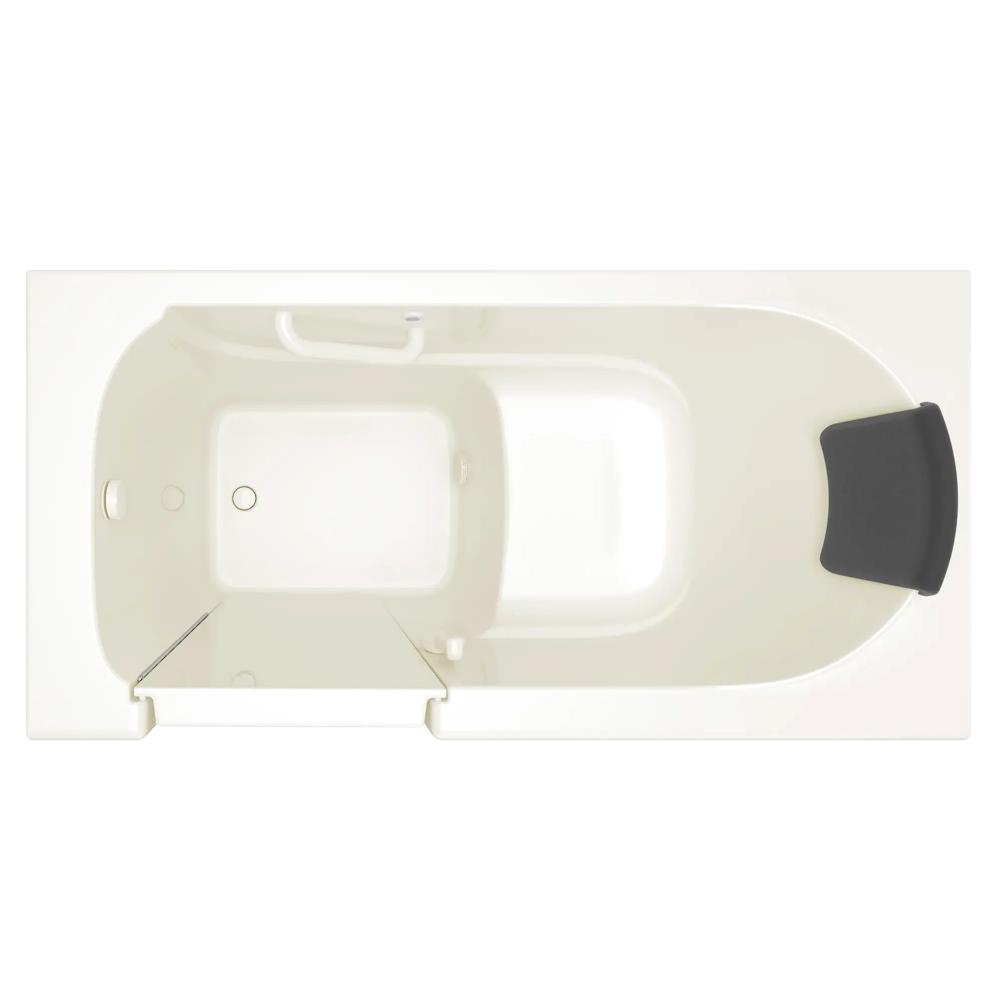 Premium Gelcoat 30 x 60 Inch Walk-in Bathtub with Soaker System - Left Hand Drain - Ideal for Elderly & Mobility Assistance, Spa-Like Relaxation at Home