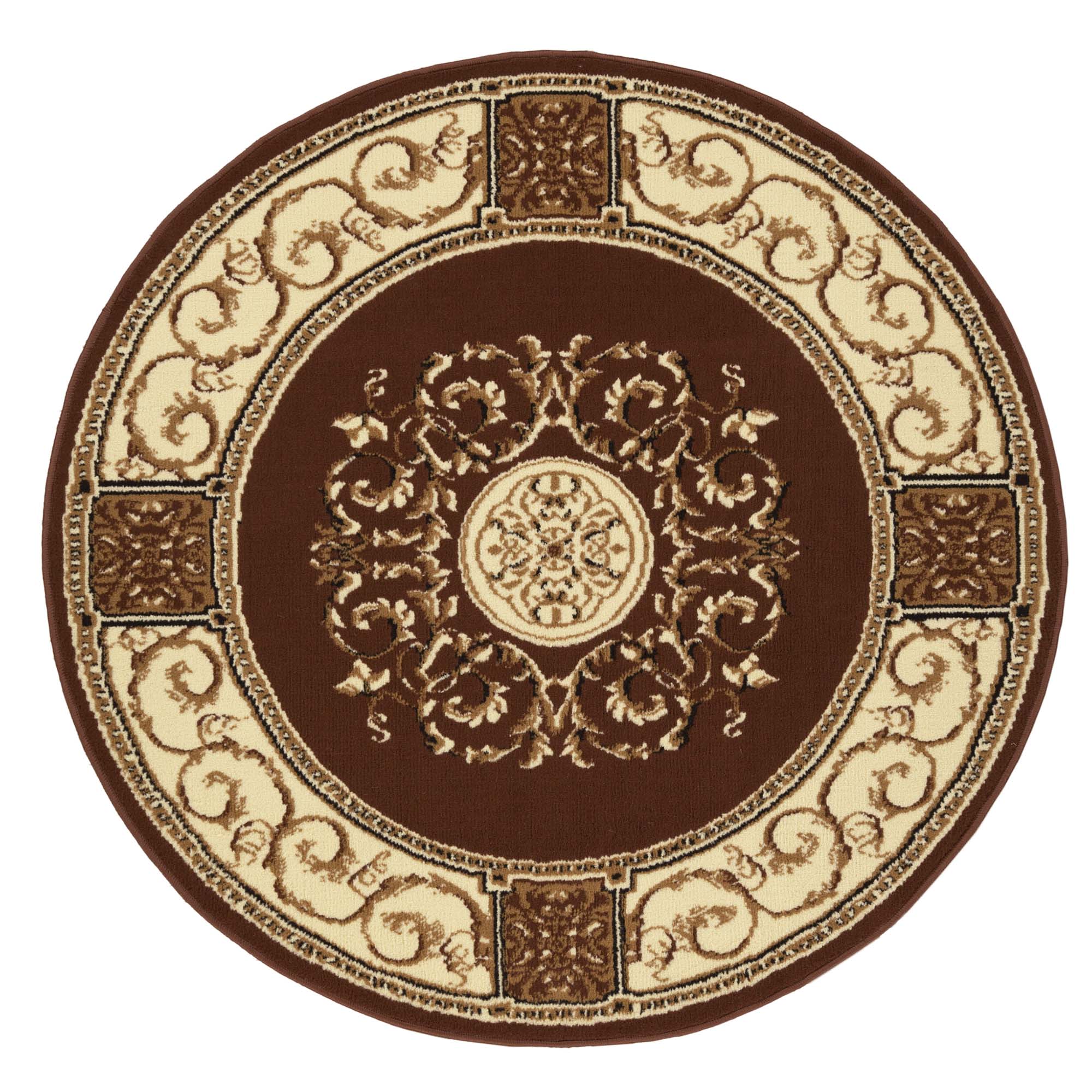 Large Medallion Modern Bohemian Indoor Area Rug or Runner - Perfect for Living Room, Bedroom, and Hallway Decor