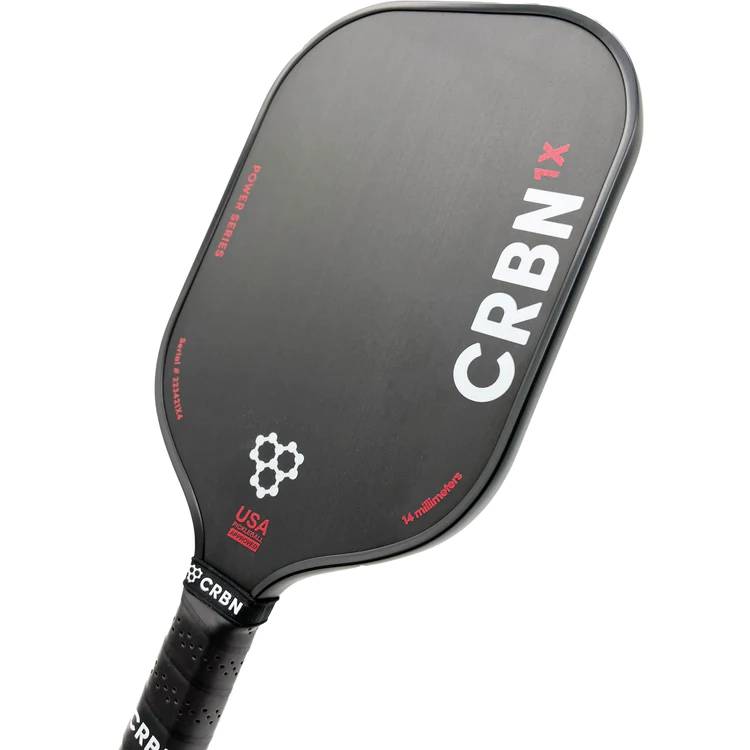 CRBN 1X Power Series Demo Rental - High-Performance Carbon Fiber Paddle for Pickleball | Perfect for Tournament Play & Practice Sessions